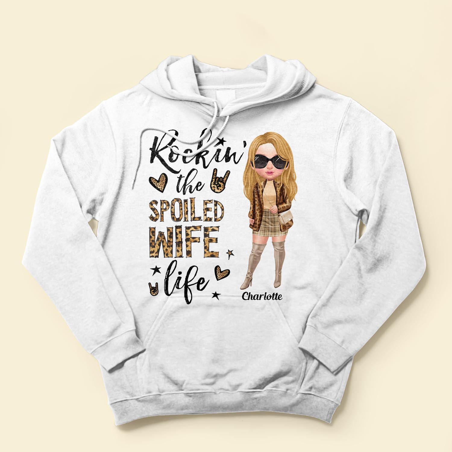 Spoiled Wife Life - Personalized Shirt - Anniversary, Valentine's Day, BirthdayGift For Wife, Mom, Lover - Fashion Girls