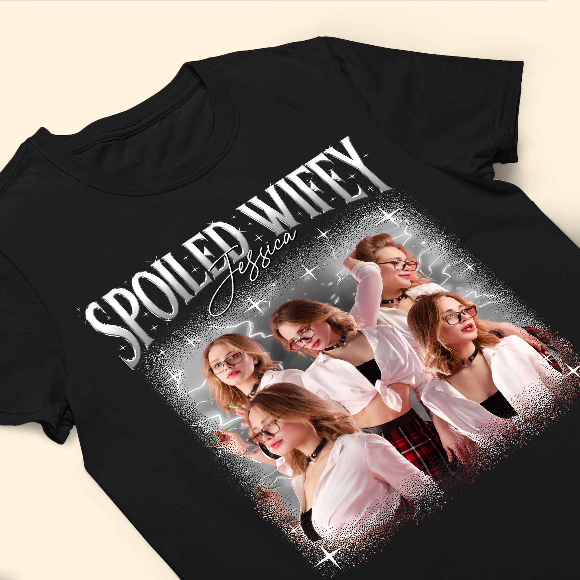 Spoiled Wife - Personalized Photo Shirt