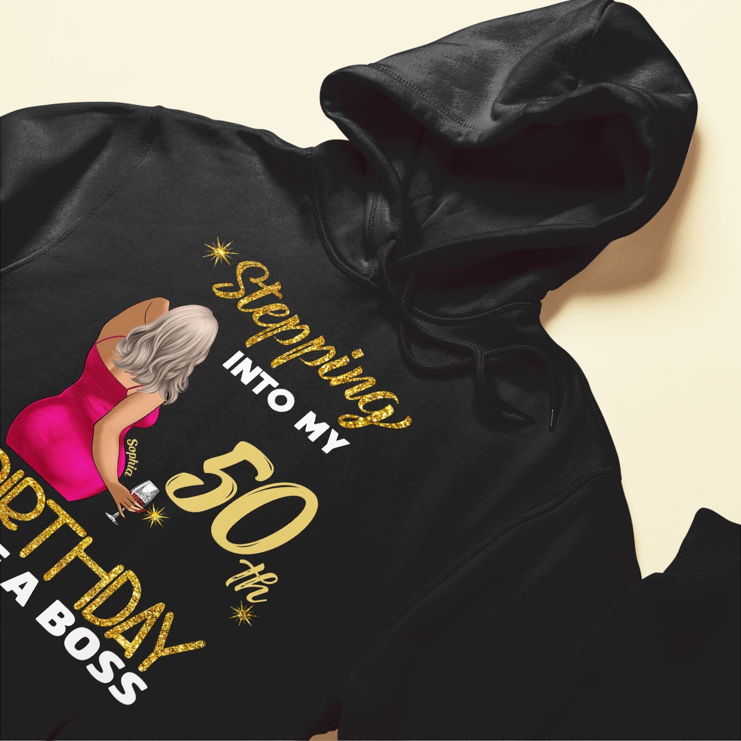 Stepping In To 50th Birthday Like A Boss - Personalized Shirt - Birthday Gift For Family And Friends