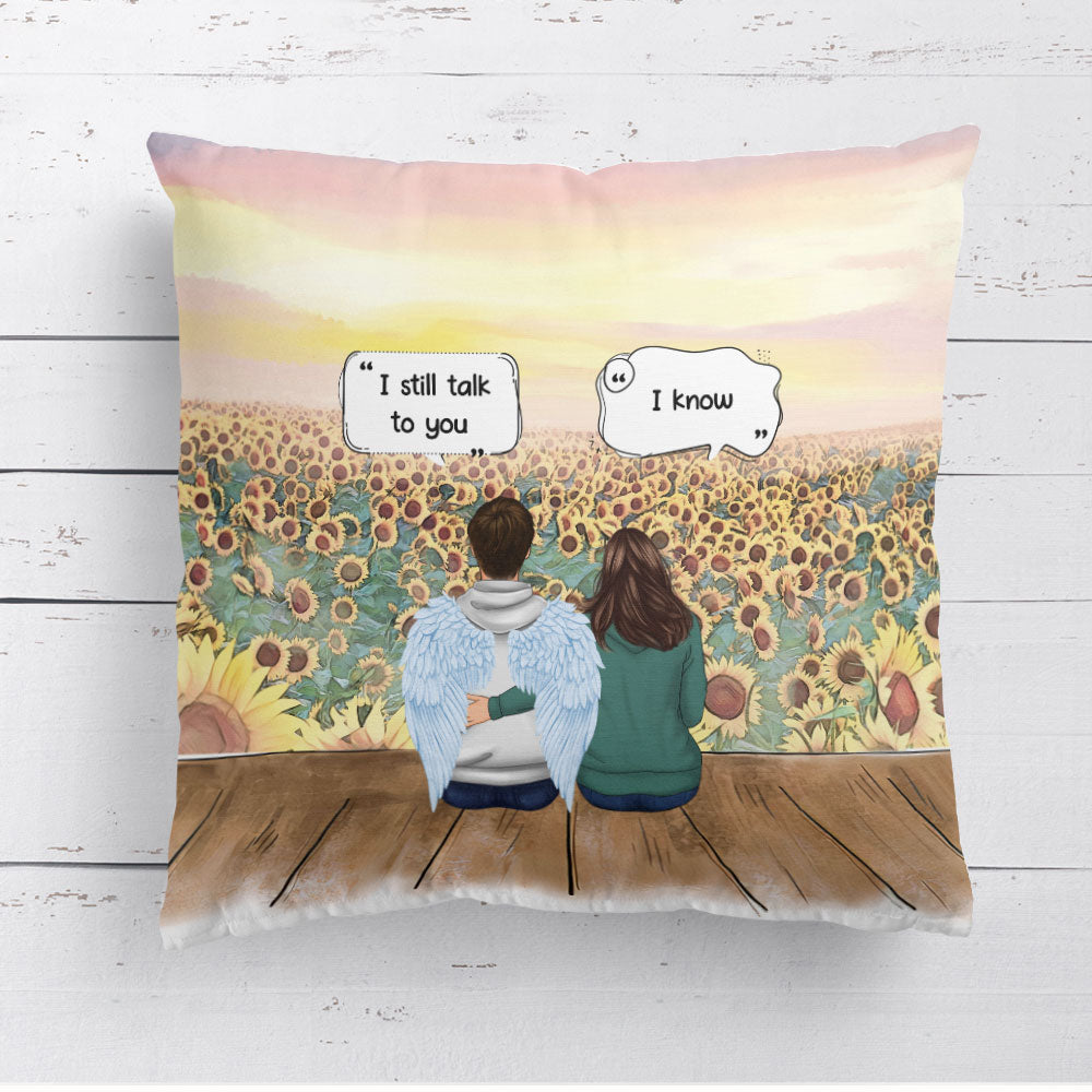 Still Miss Me? - Personalized Pillow - Memorial, Loving Gift For Family With Loss Ones, Siblings, Parents, Children, Grandkids