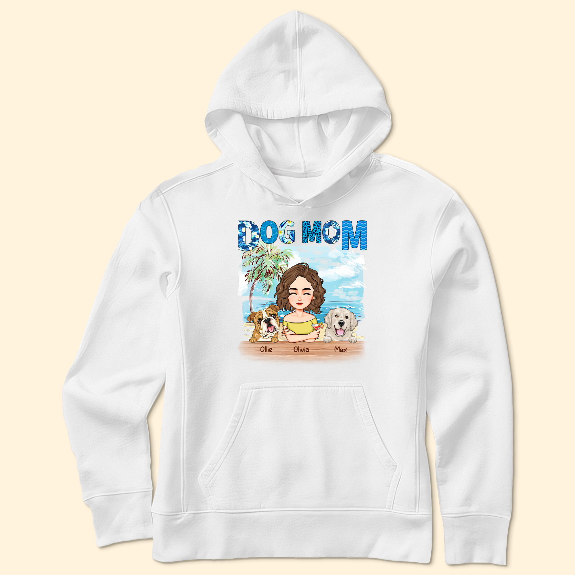 Summer Dog Mom Beach Trip - Personalized Shirt