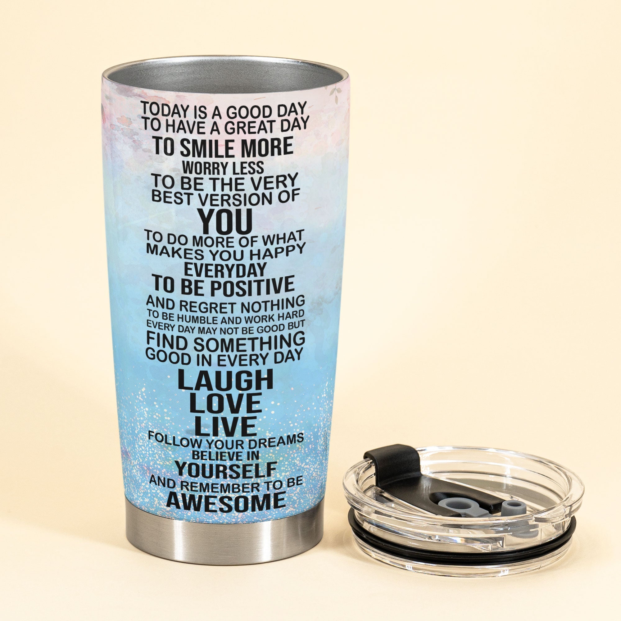 Teach Love Inspire   - Personalized Tumbler Cup - Gift For Teacher