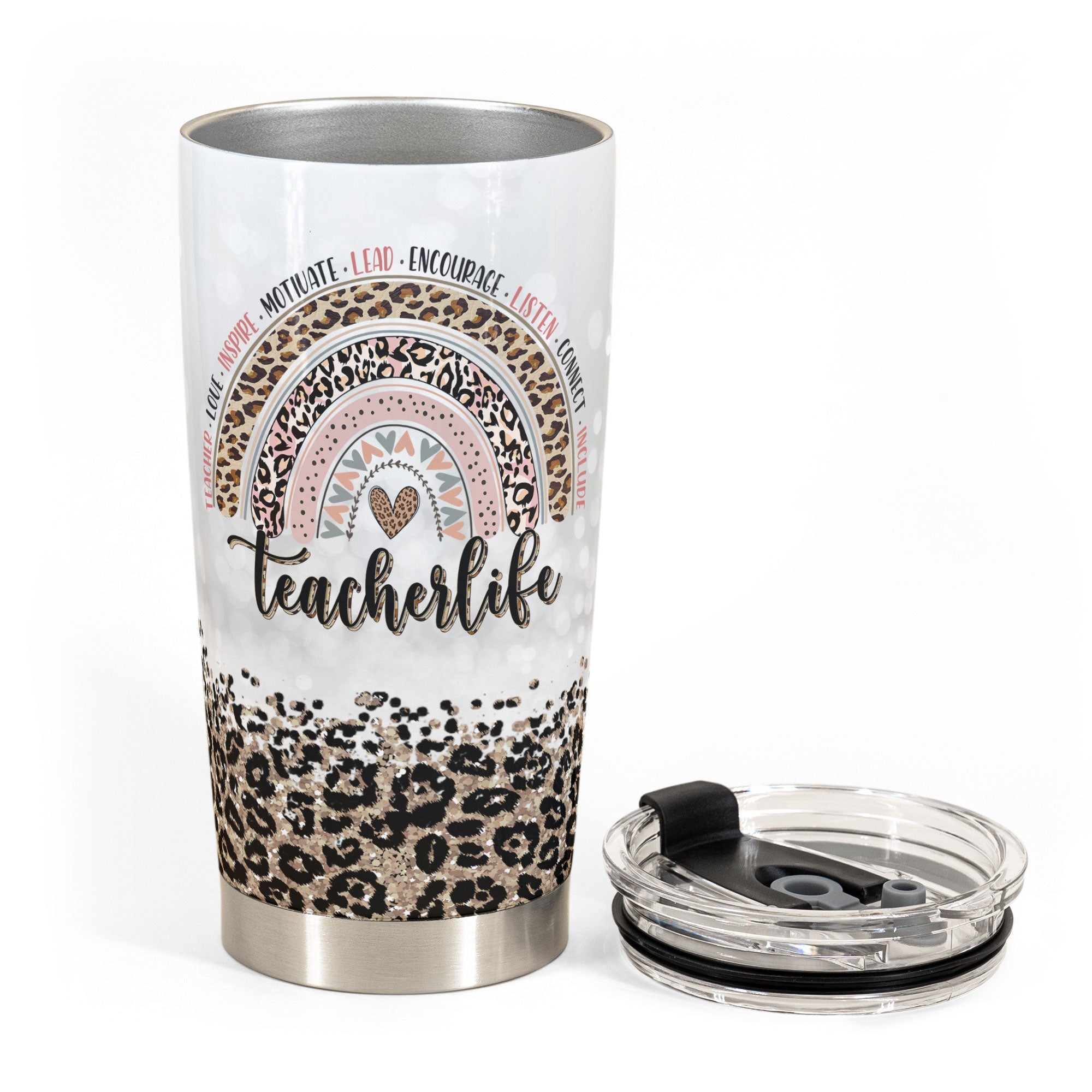 Teacher Life - Personalized Tumbler Cup - Birthday Gift For Teachers