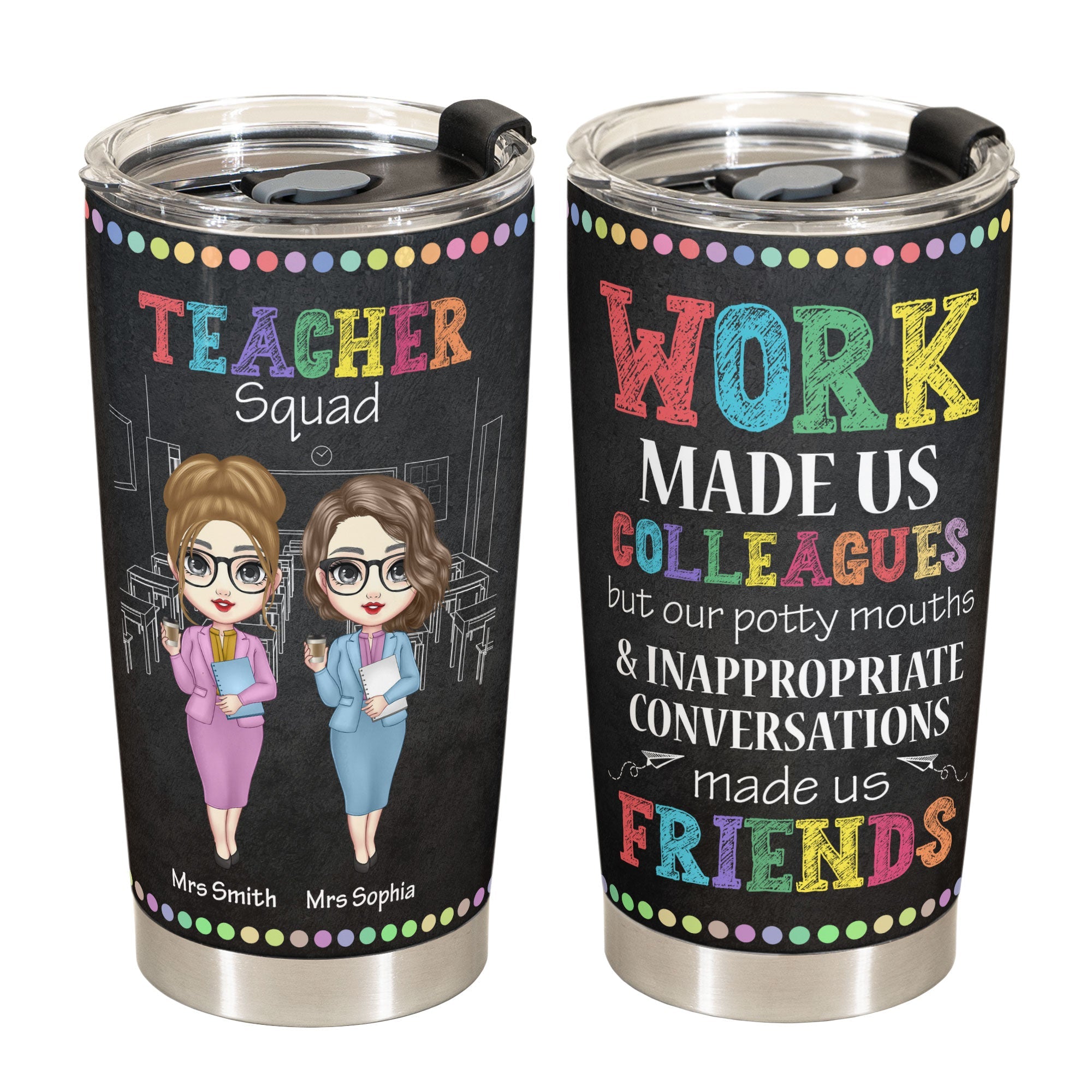 Teacher Squad - Personalized Tumbler Cup