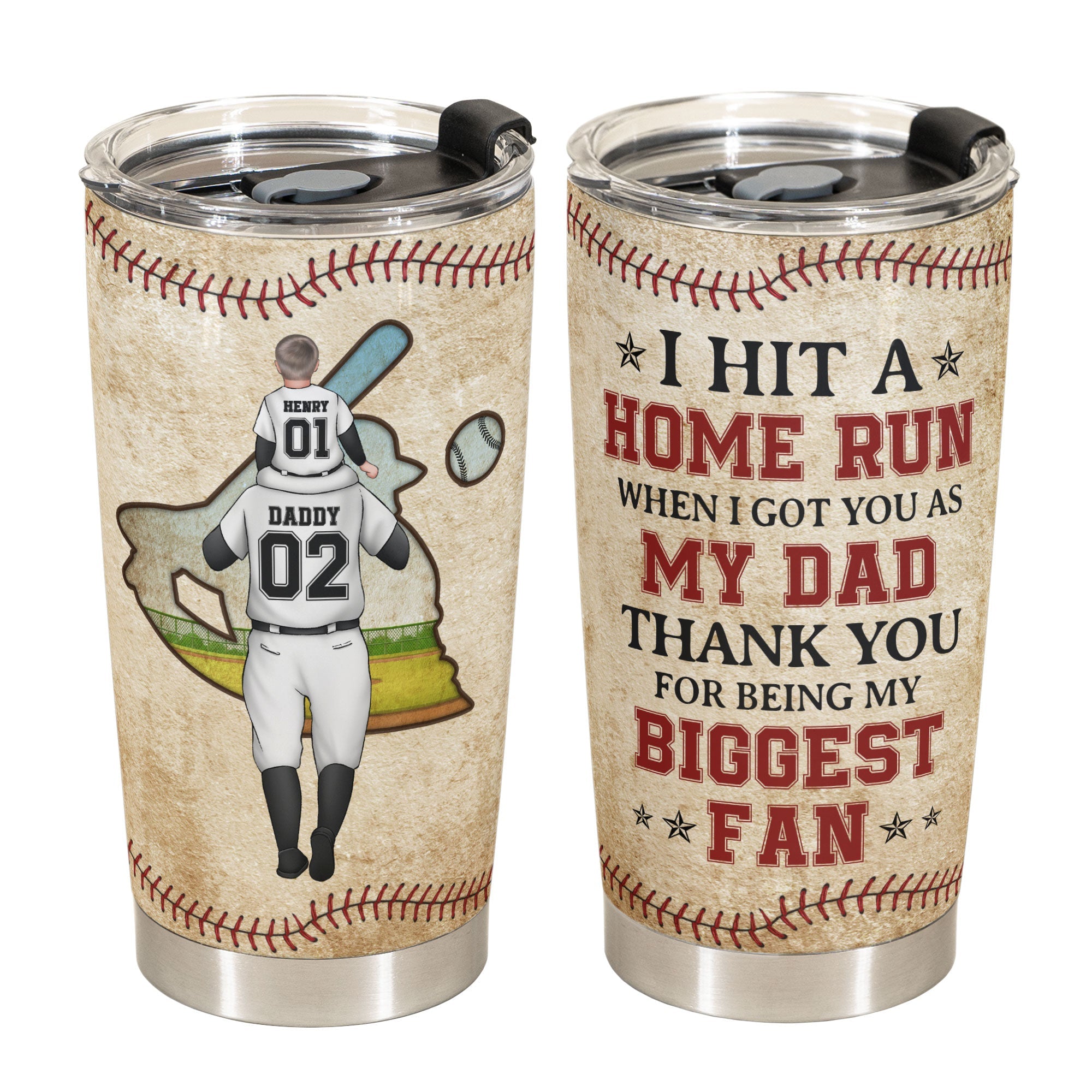 Thank You For Being My Biggest Fan - Personalized Tumbler Cup