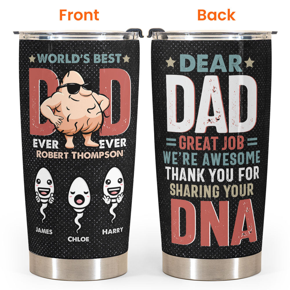 Thank You For Sharing Your DNA - Personalized Tumbler Cup