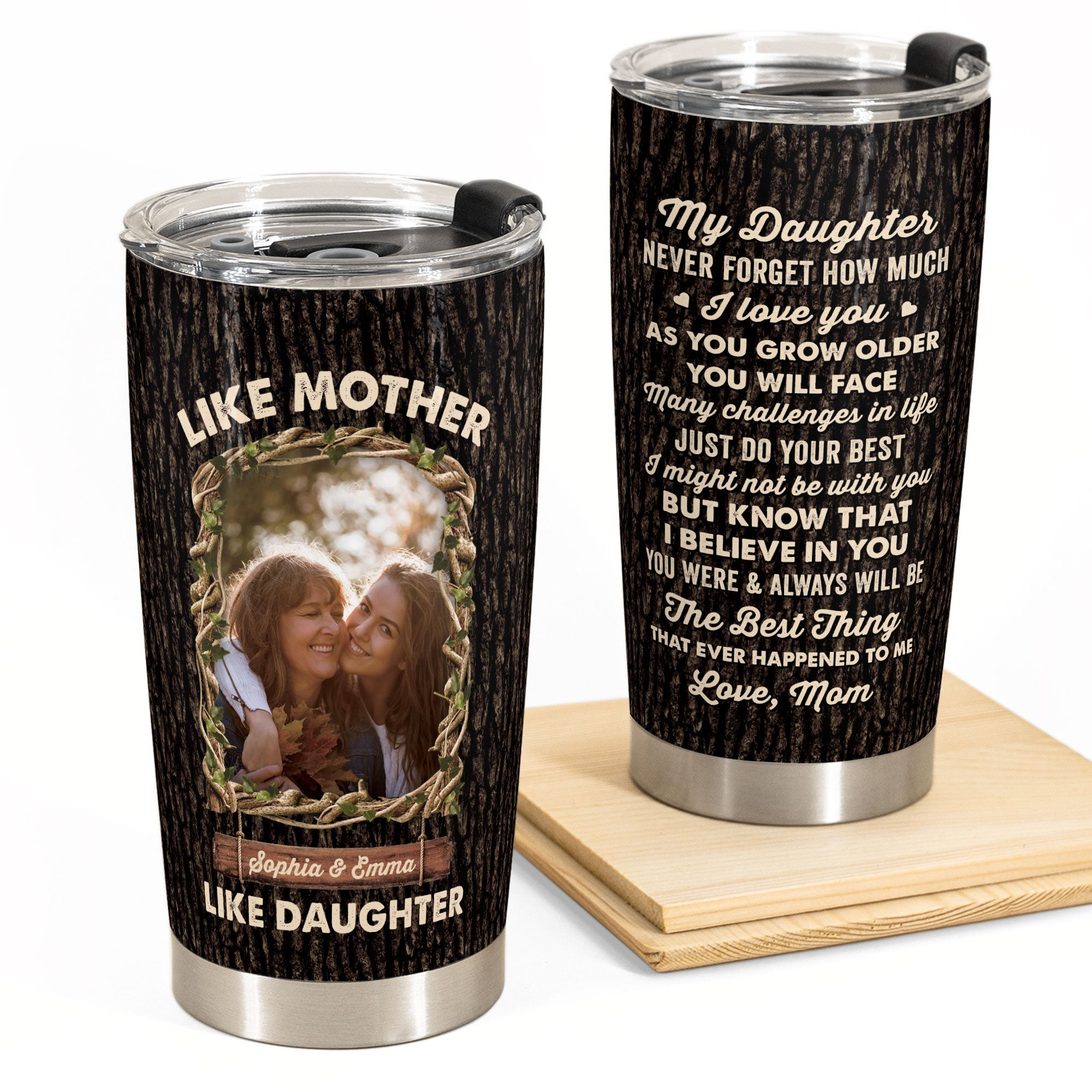 The Best Thing Happened In My Life - Personalized Photo Tumbler Cup - Birthday, Loving Gift For Daughter, Son - From Parents