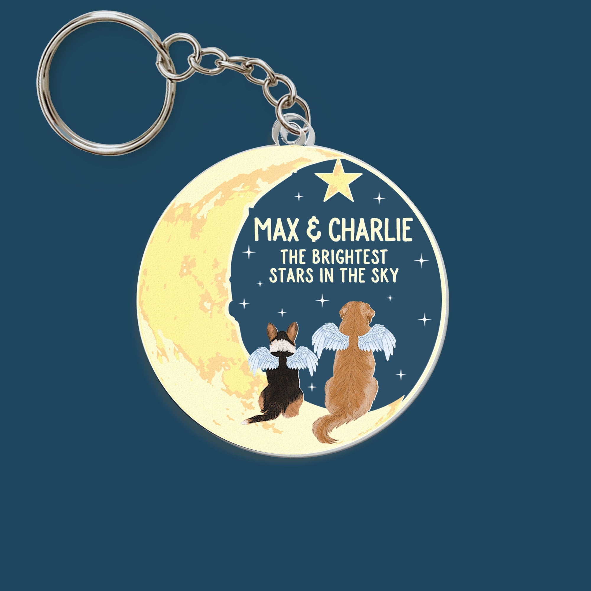 The Brightest Stars In The Sky - Personalized Acrylic Keychain