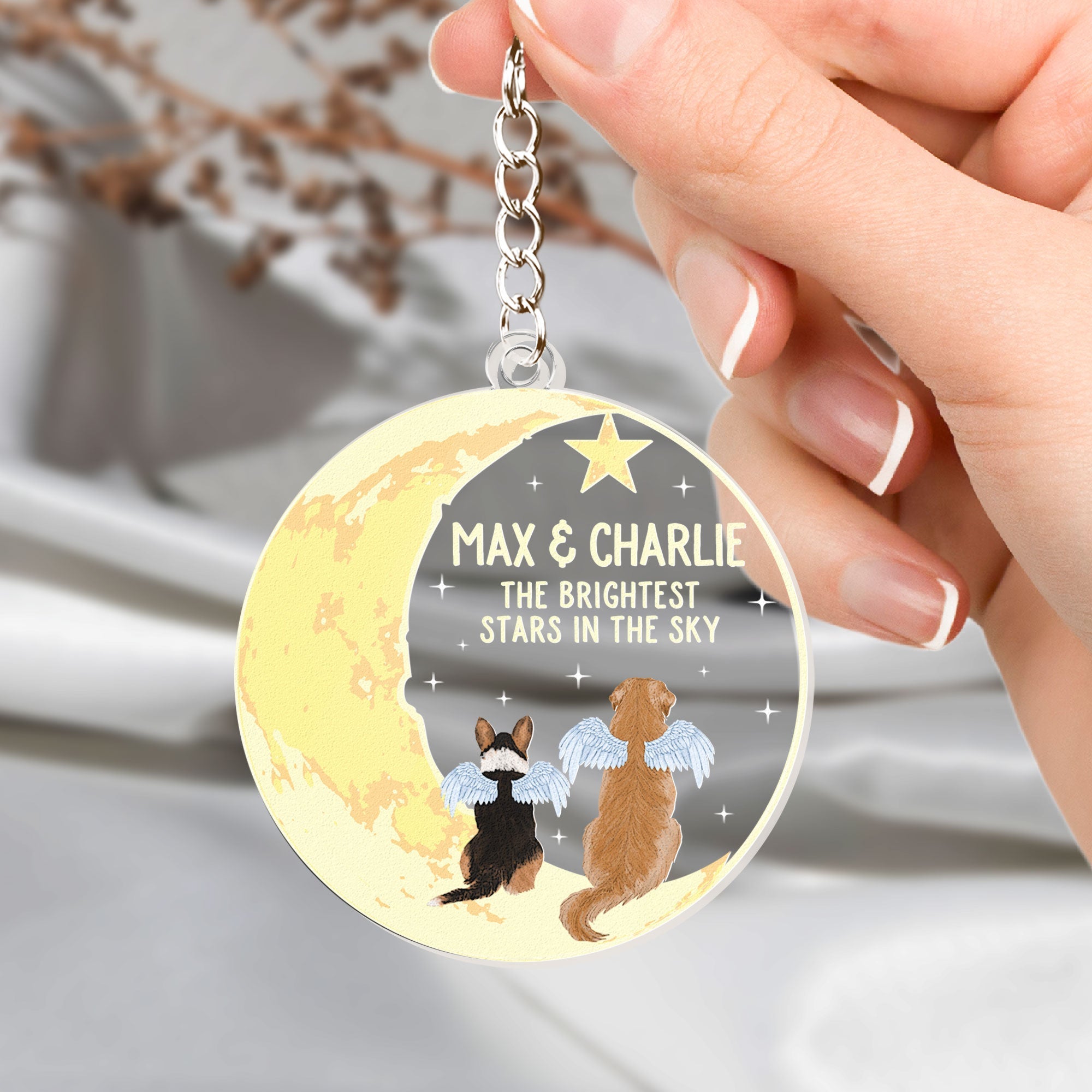 The Brightest Stars In The Sky - Personalized Acrylic Keychain