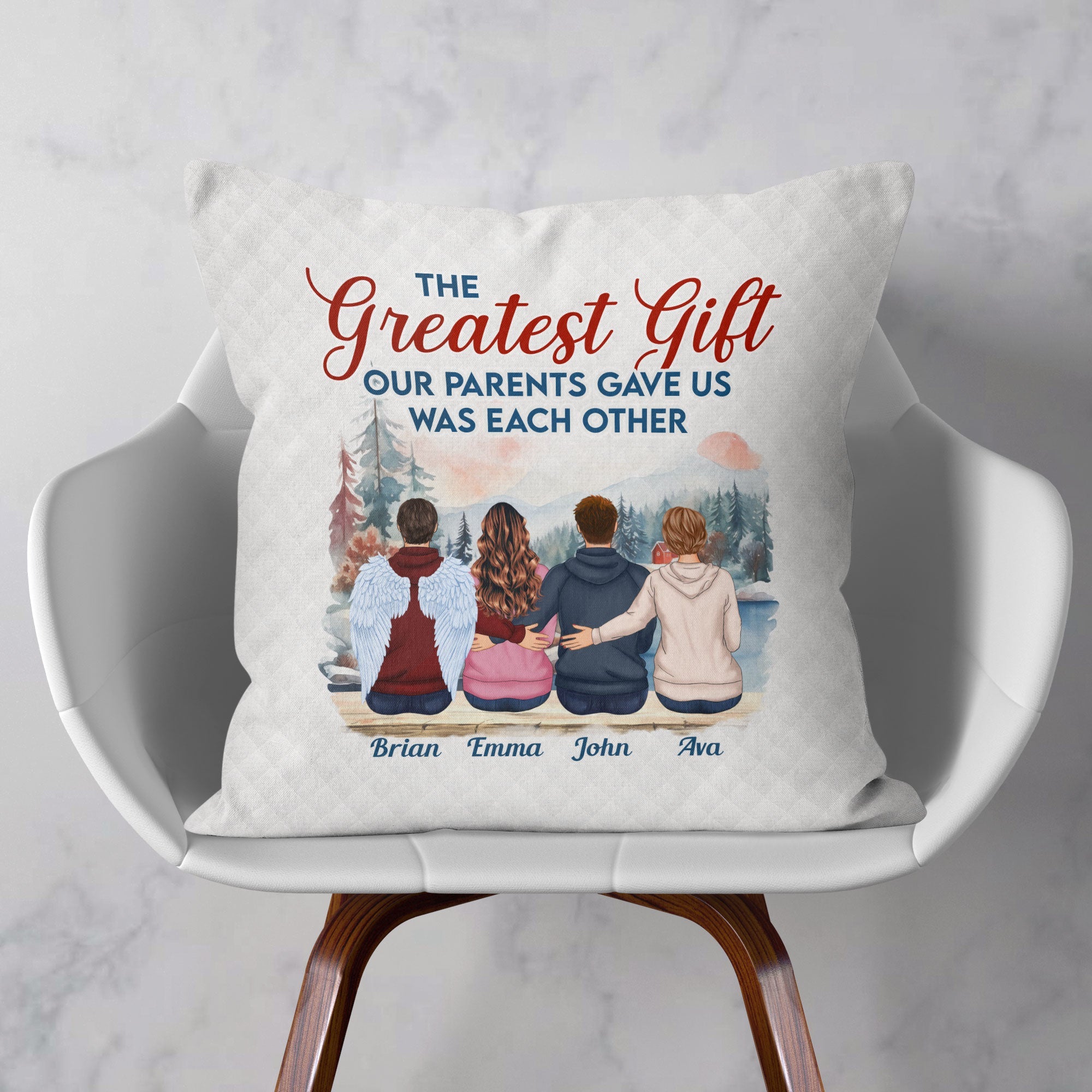 The Greatest Gift We Got - Personalized Pillow