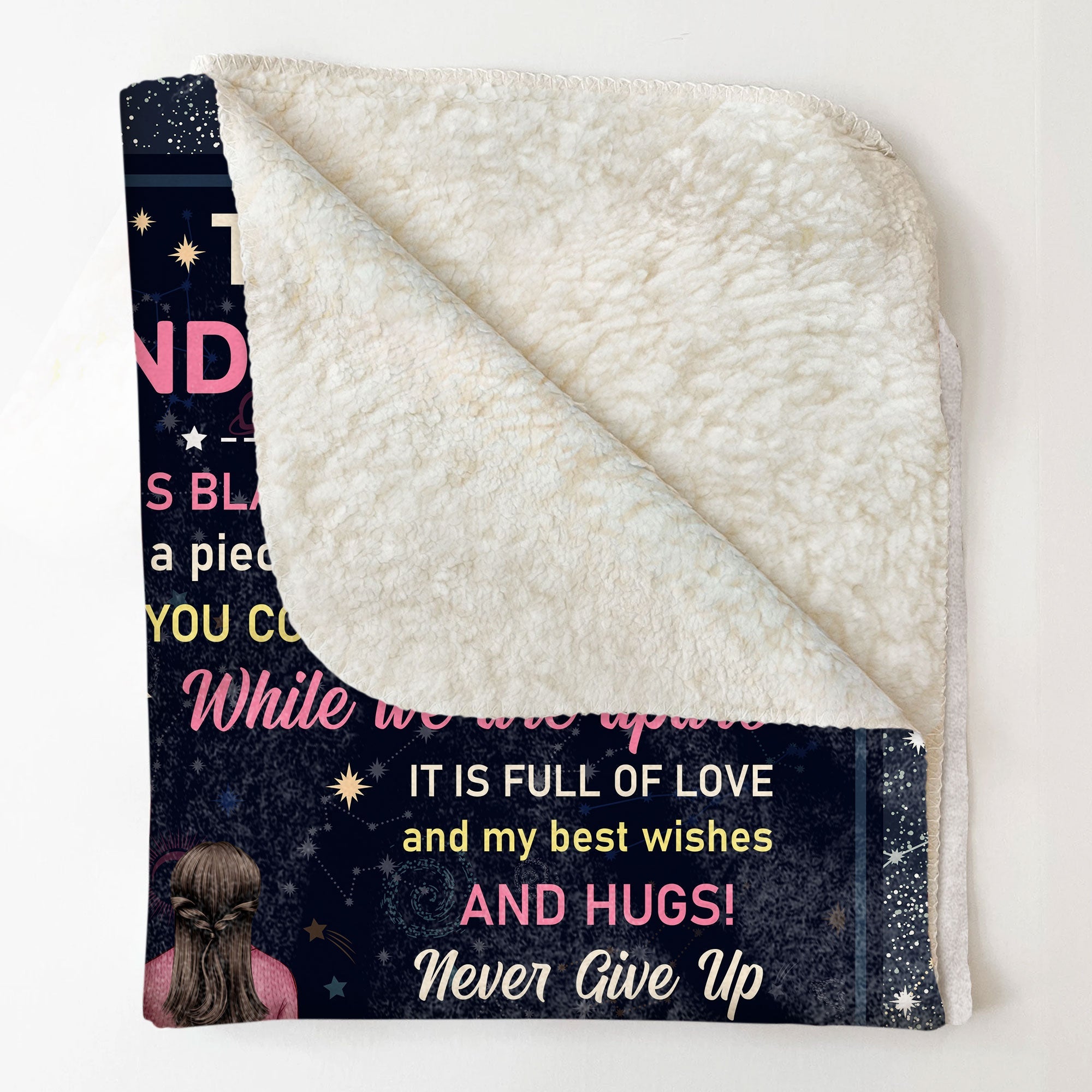 To Granddaughter Inside This Blanket Is A Piece Of My Heart - Personalized Blanket