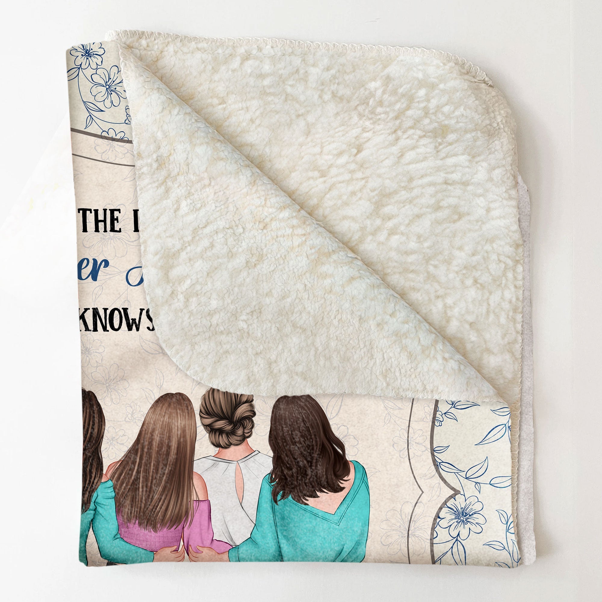 The Love Between Us Knows No Distance - Personalized Blanket