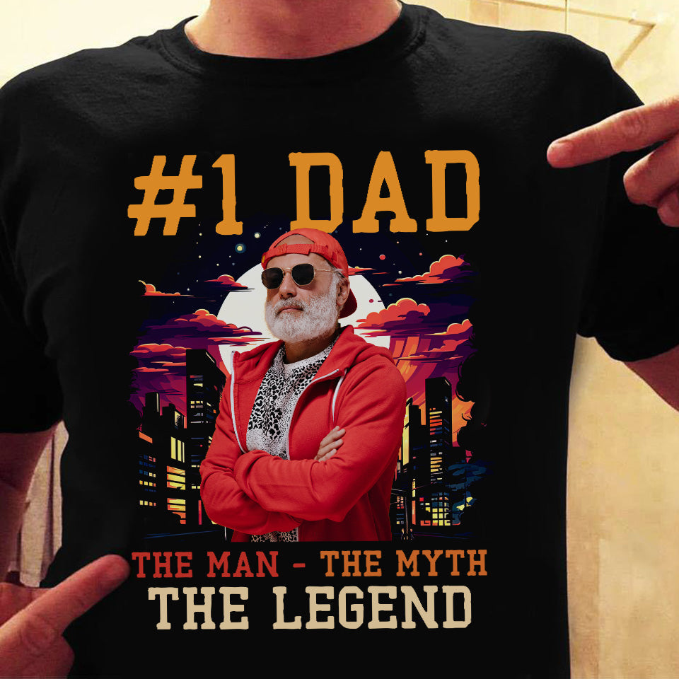 The Man The Myth The Legend - Personalized Photo Shirt