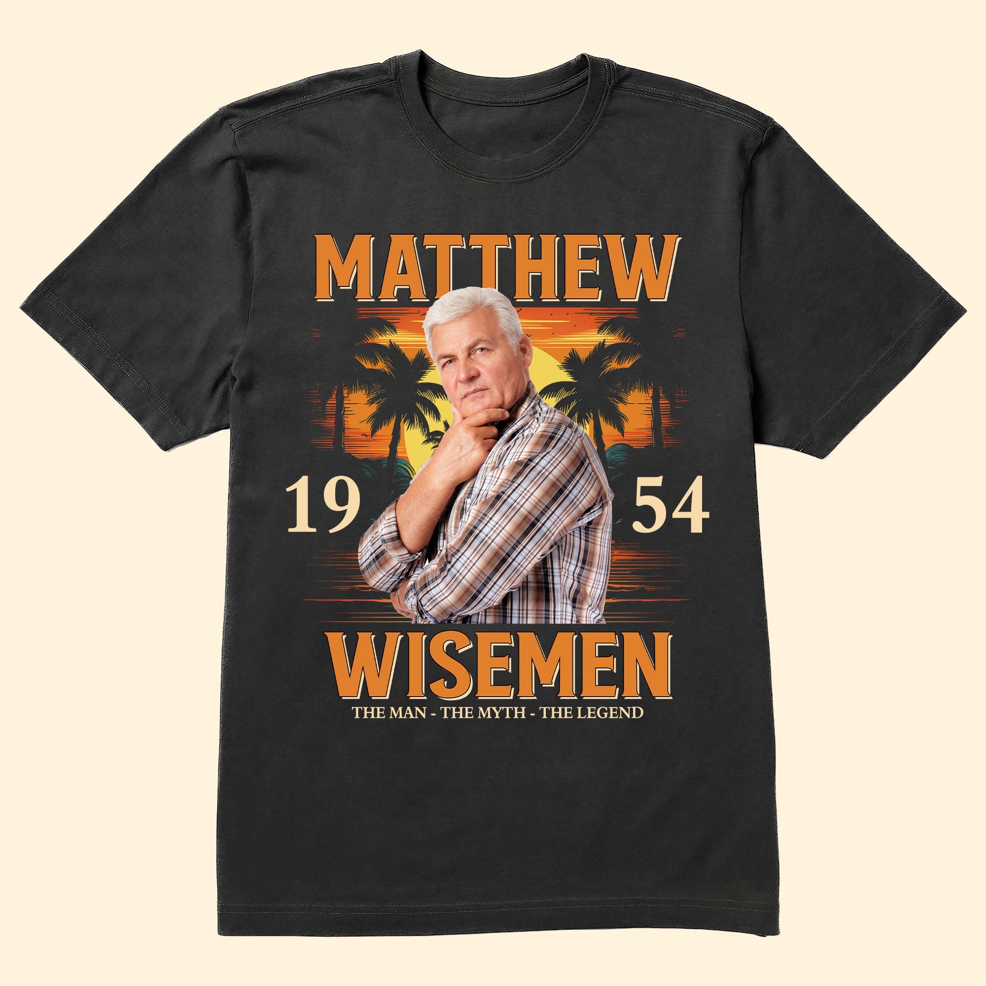 The Man The Myth The Legend - Personalized Photo Shirt