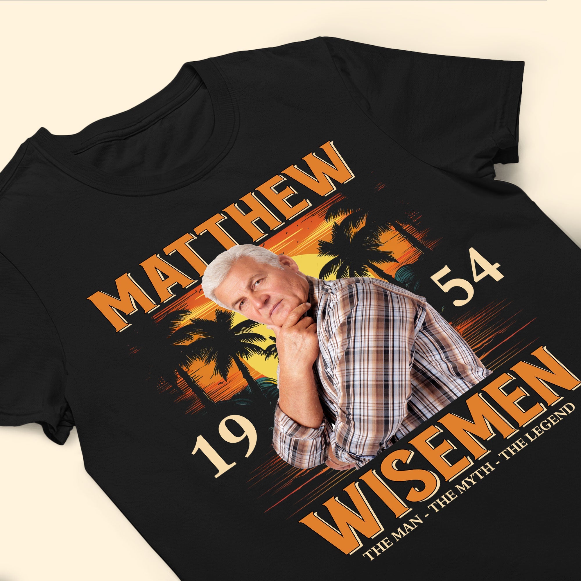 The Man The Myth The Legend - Personalized Photo Shirt