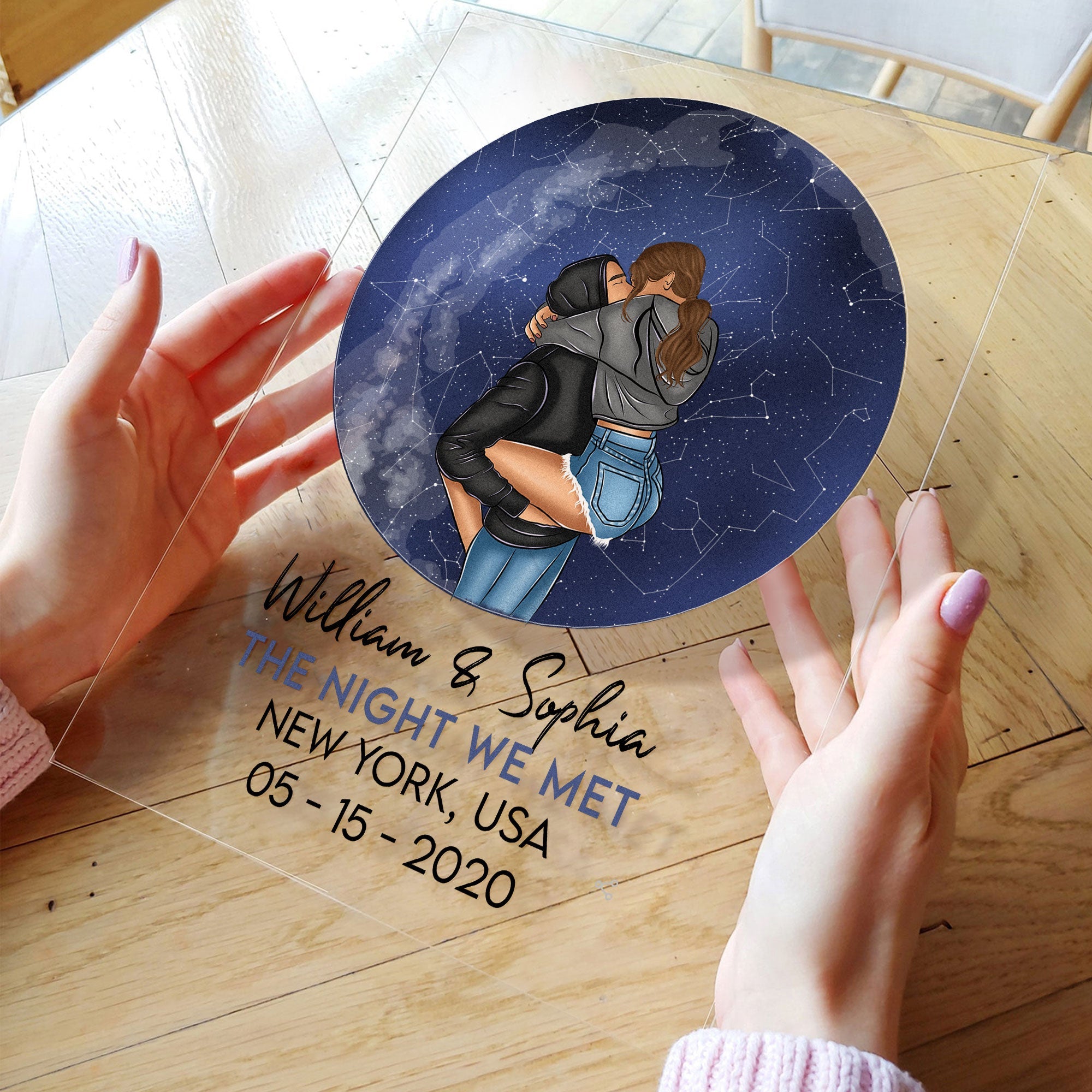 The Night We Met Star Map 2 - Personalized Acrylic Plaque