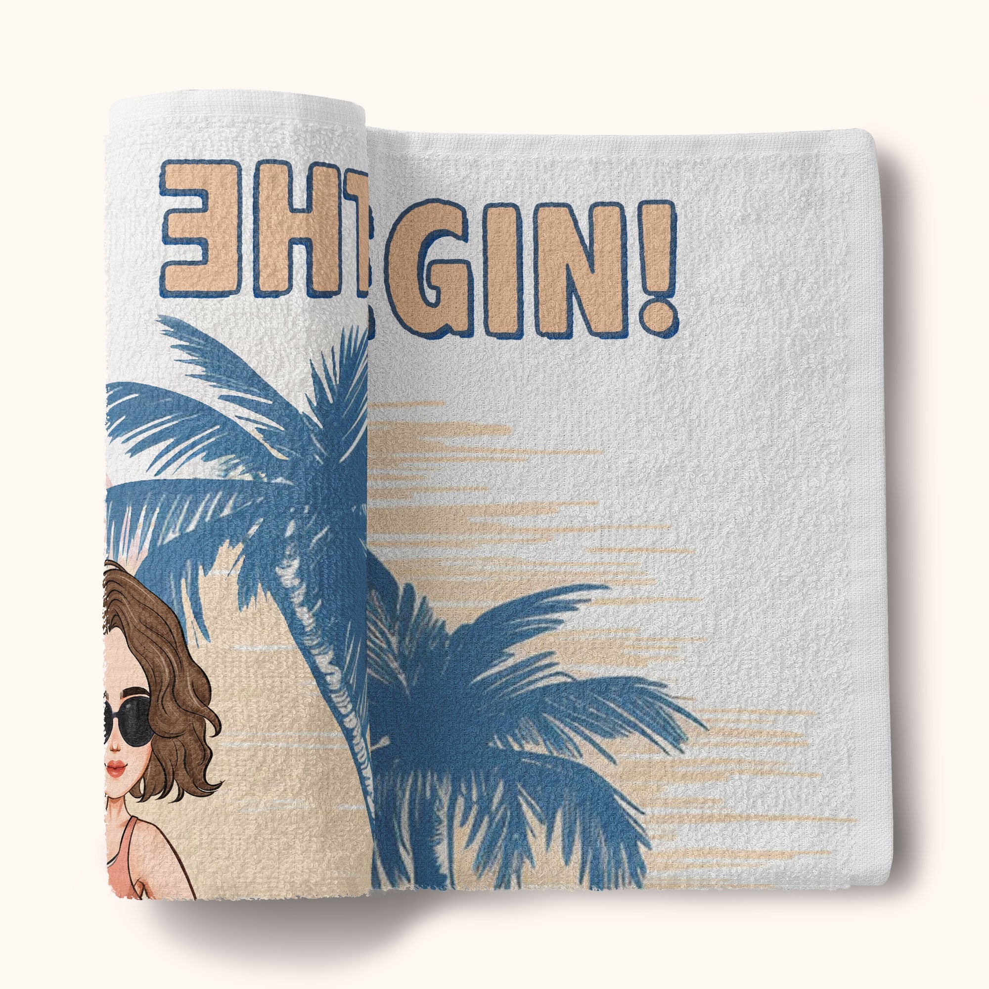 The Shenanigans Begin - Personalized Beach Towel