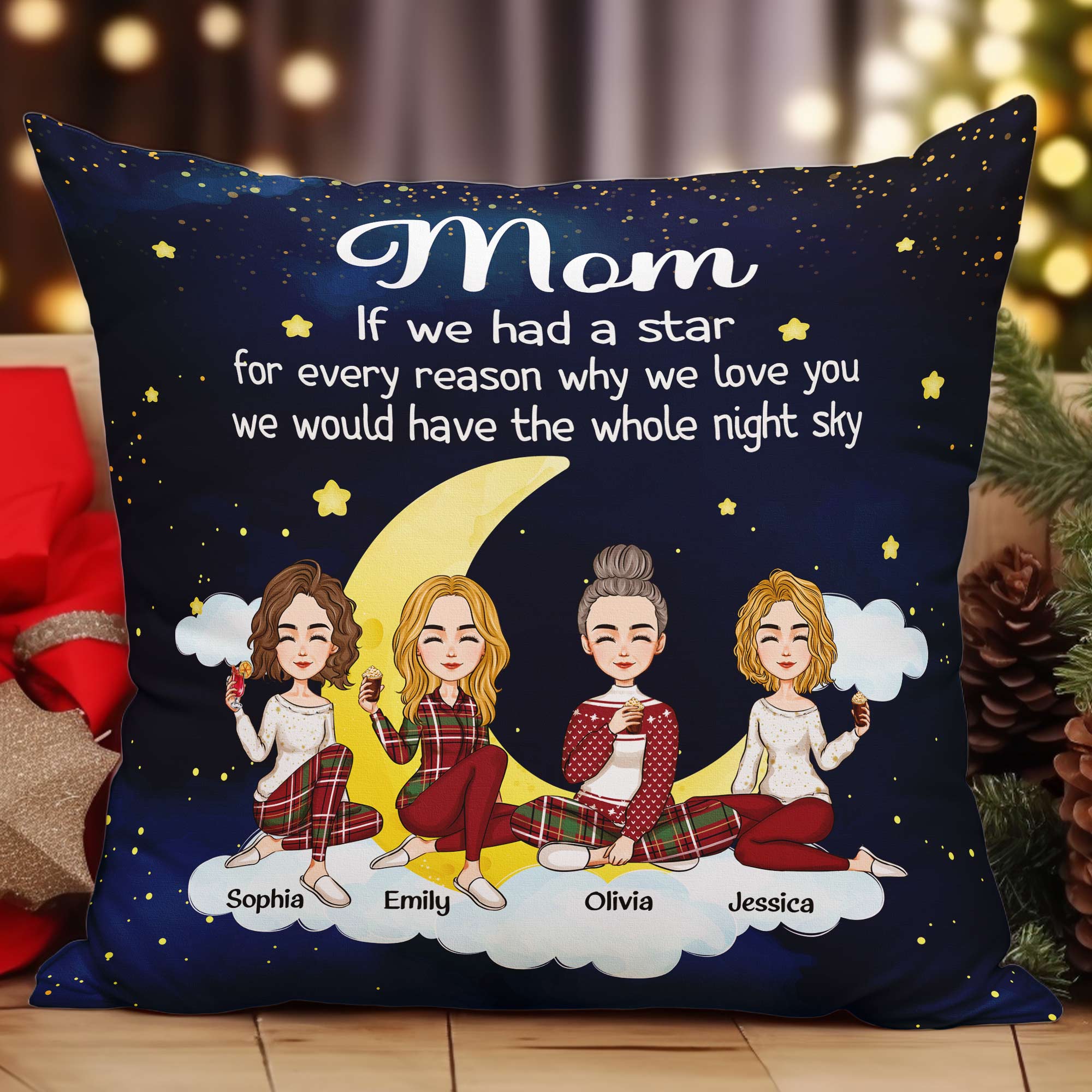 The Whole Night Sky - Personalized Pillow (Insert Included)