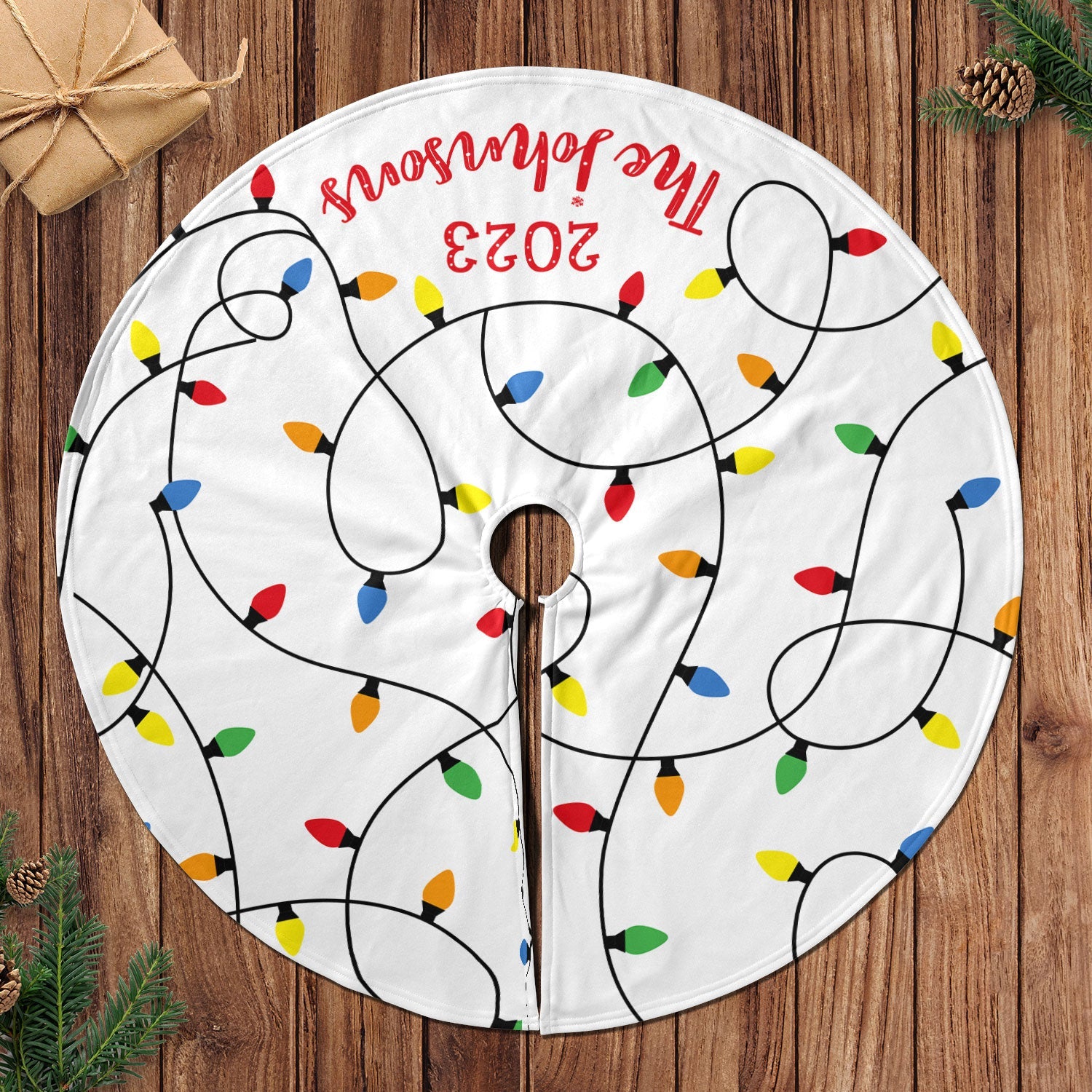 The Happiest Christmas Tree - Personalized Christmas Tree Skirt