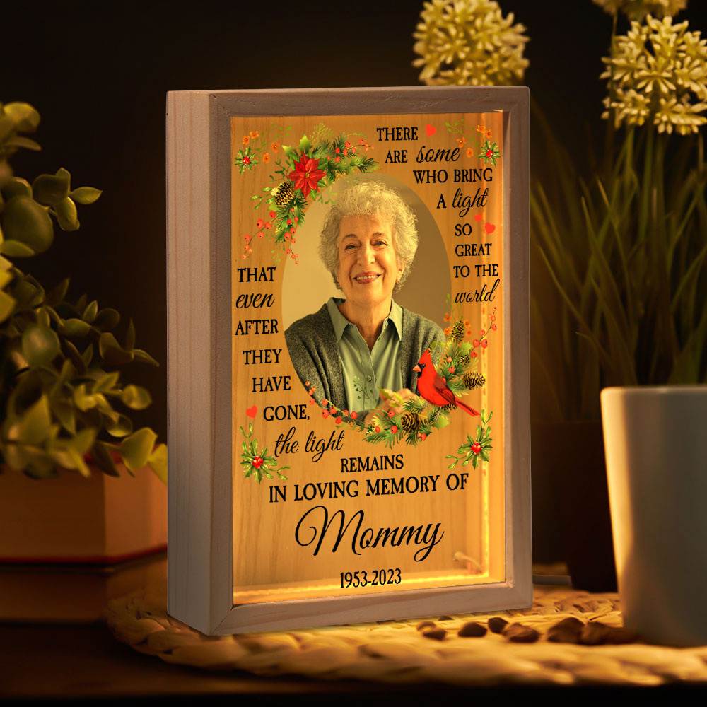 There Are Some Who Bring A Light - Personalized Photo Frame Light Box