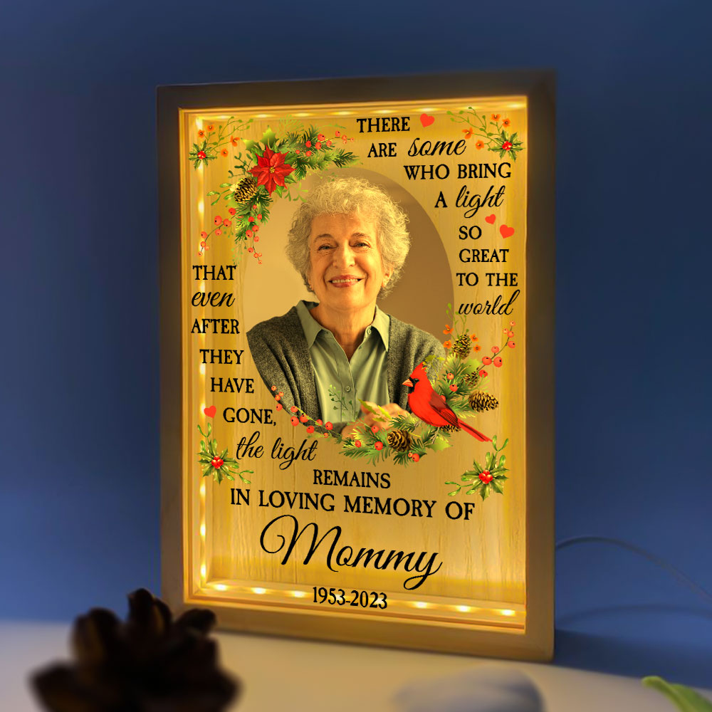 There Are Some Who Bring A Light - Personalized Photo Frame Light Box