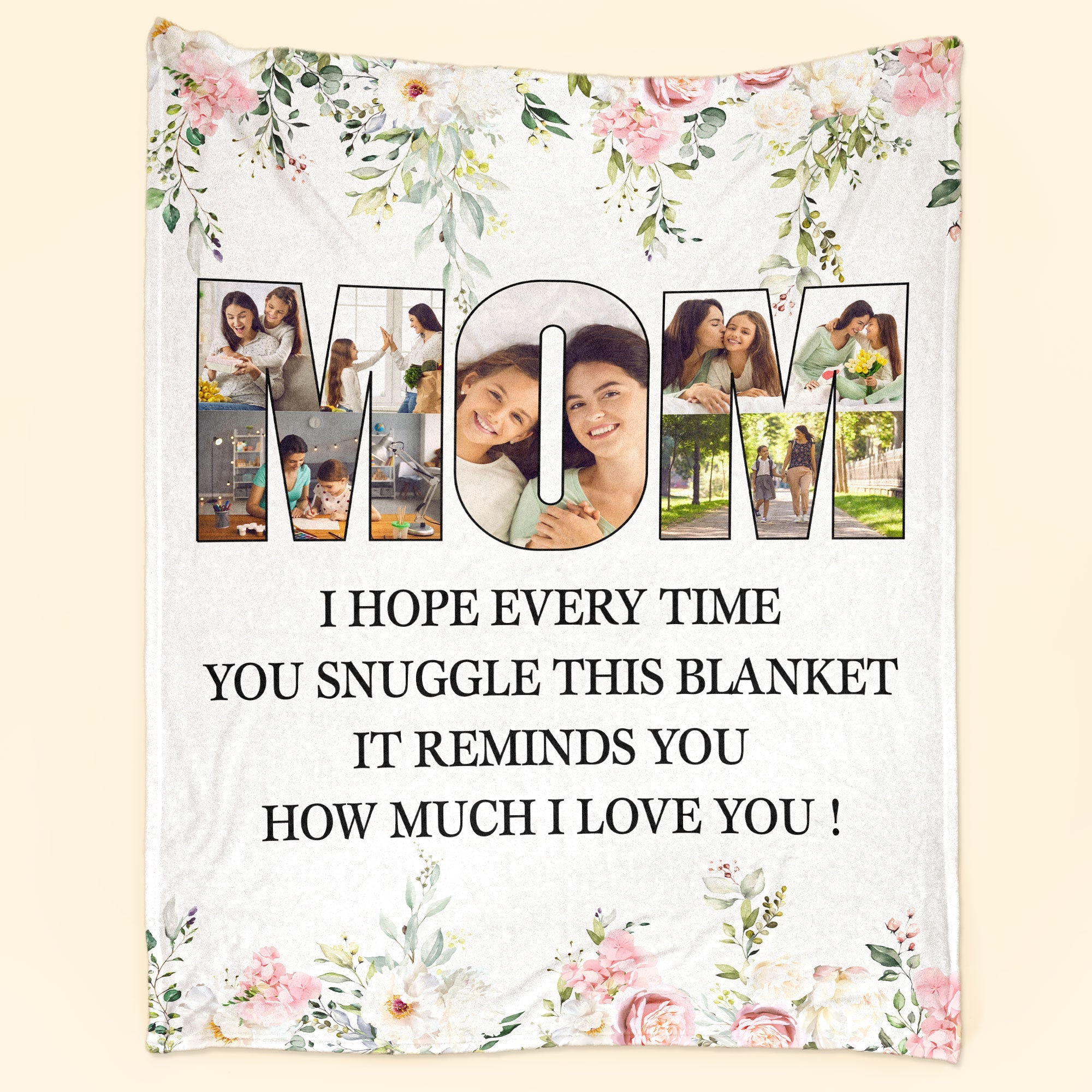 This Blanket Reminds You How Much We Love You - Personalized Photo Blanket