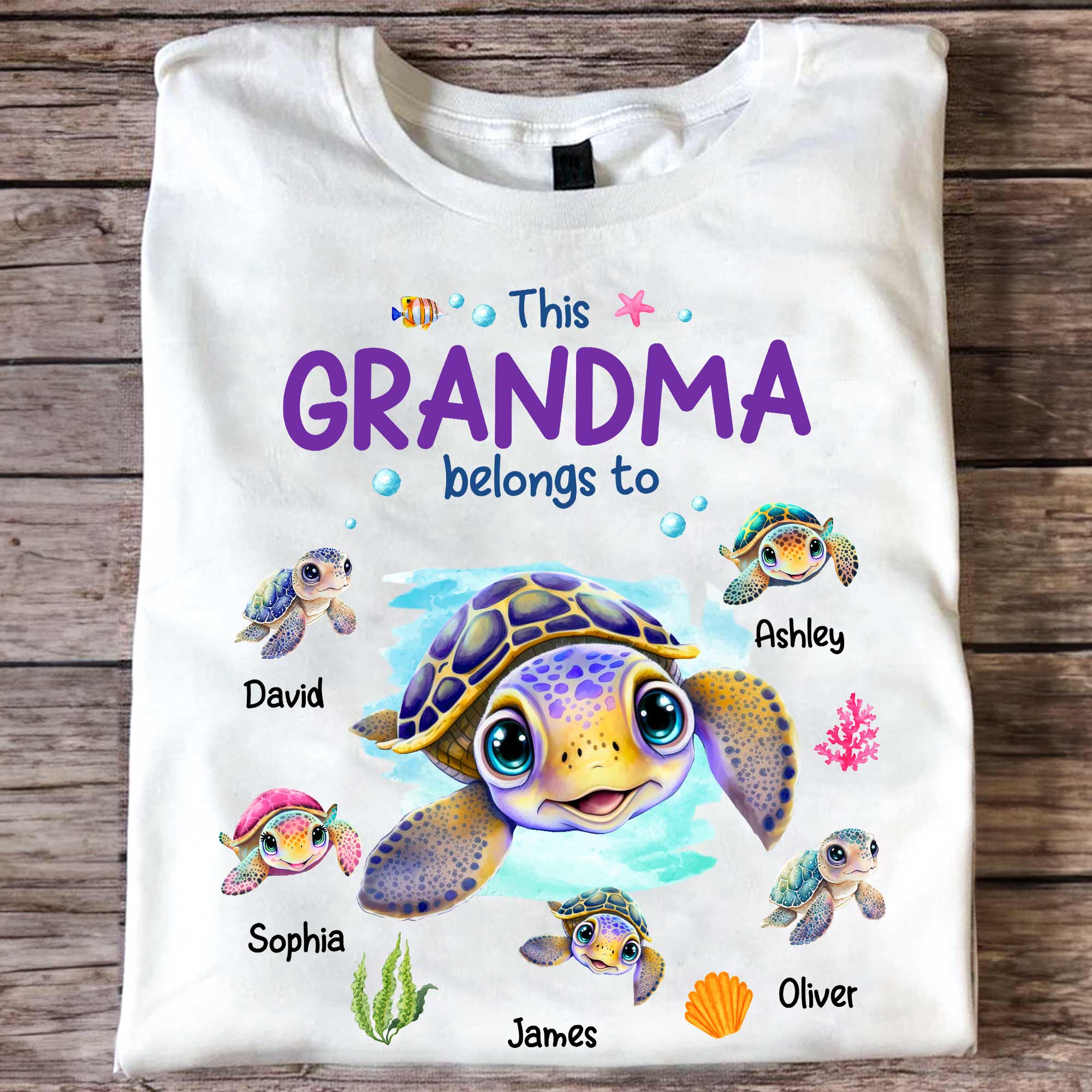 This Grandma Belongs To - Personalized Shirt