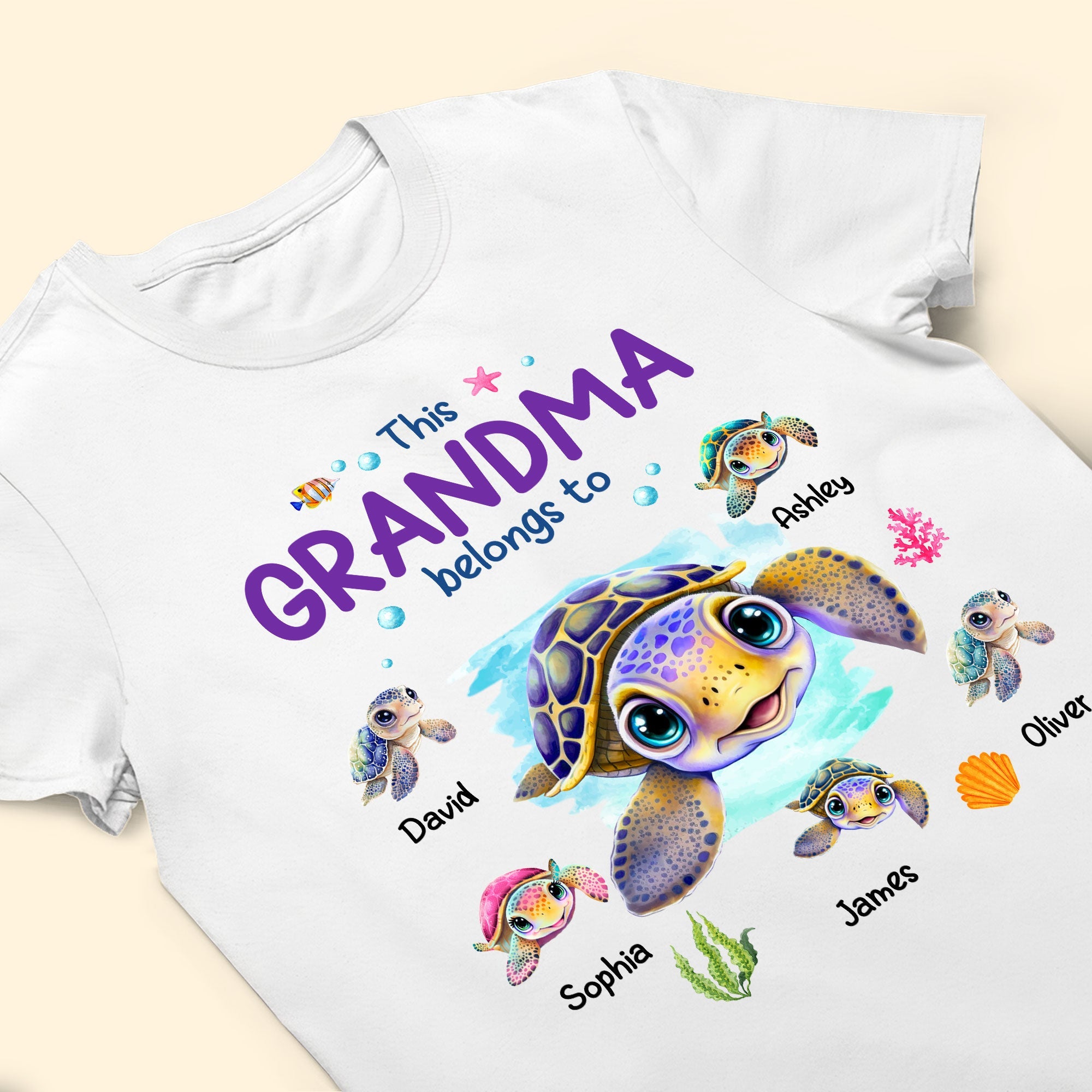 This Grandma Belongs To - Personalized Shirt