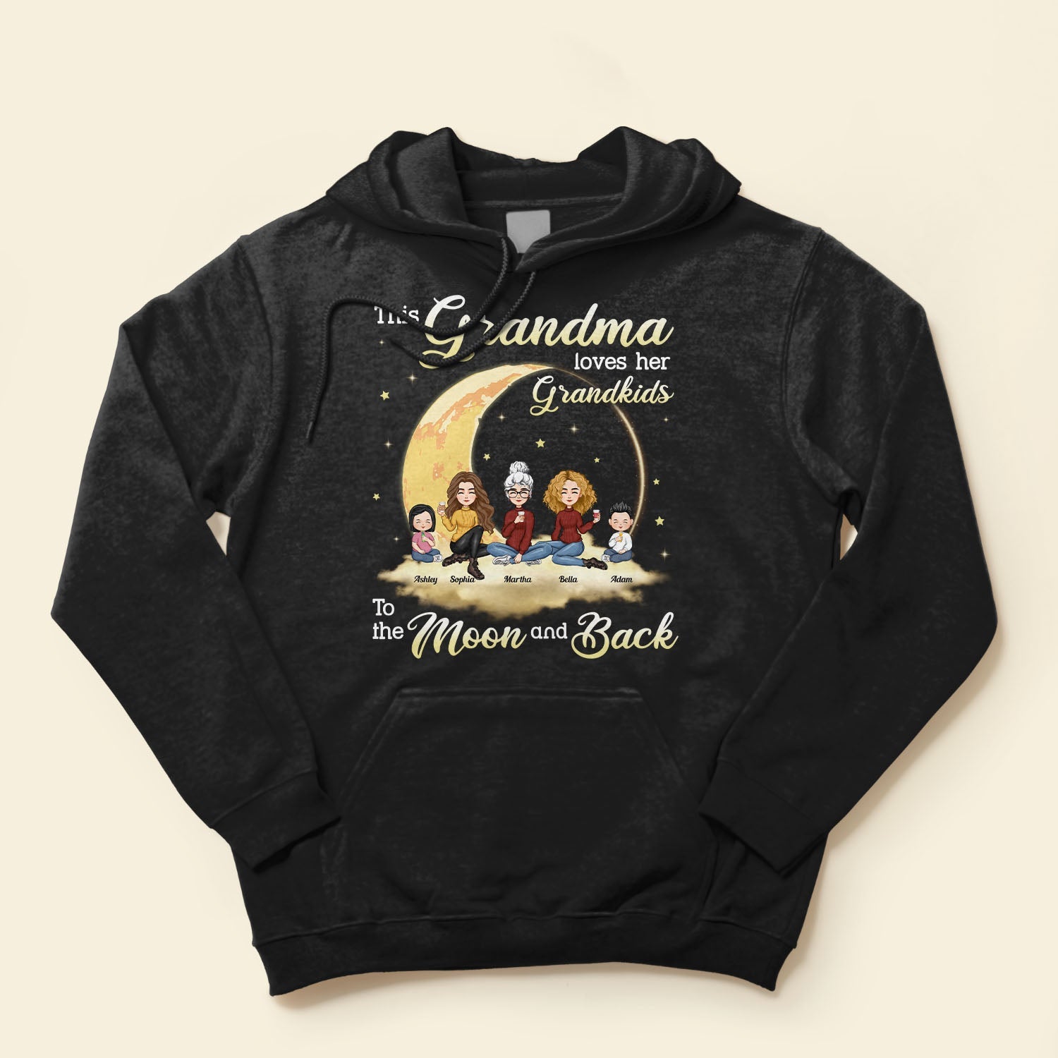 This Grandma Loves Her Grandkids - Personalized Shirt - Mother'S Day, Loving, Birthday Gift For Grandma, Gigi, Nana, Mimi, Granny, Grammy