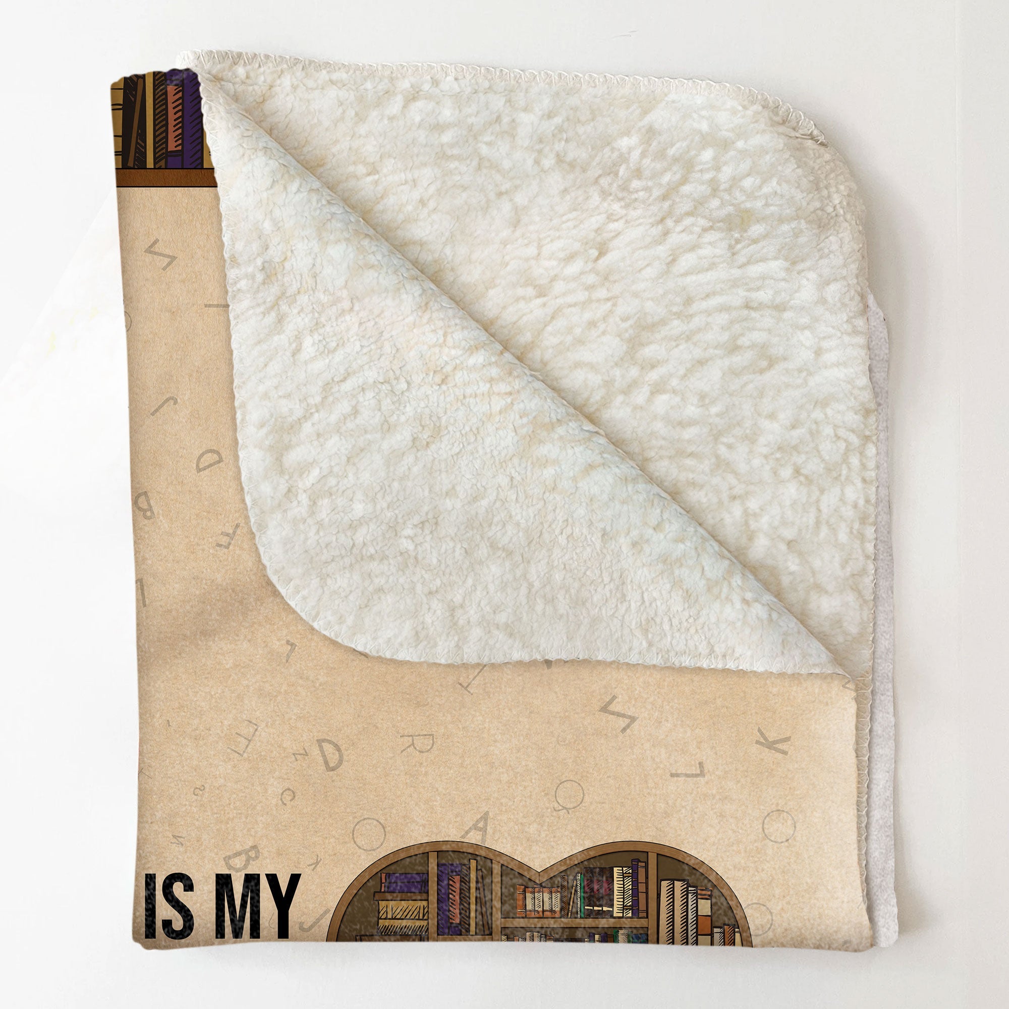 This Is My Book Reading Blanket - Personalized Blanket