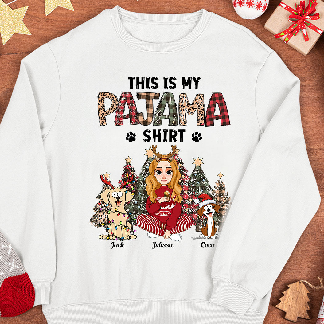 This Is My Christmas Pajama Shirt - Personalized Shirt