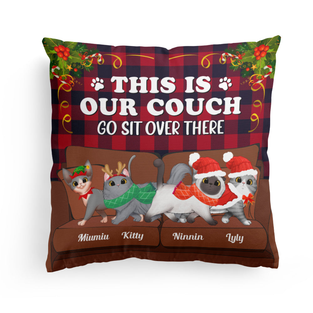 This Is My Couch - Personalized Pillow (Insert Included) - Christmas Gift For Cat Lover