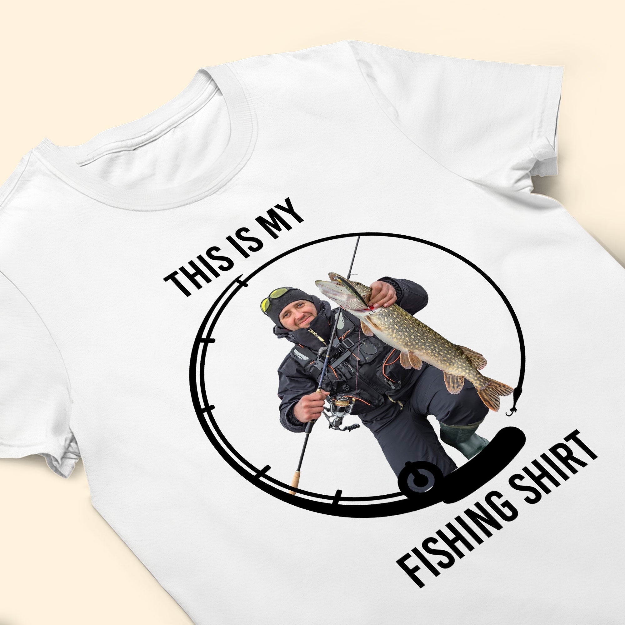 This Is My Fishing Hoodie Fishing Shirt - Personalized Photo Shirt