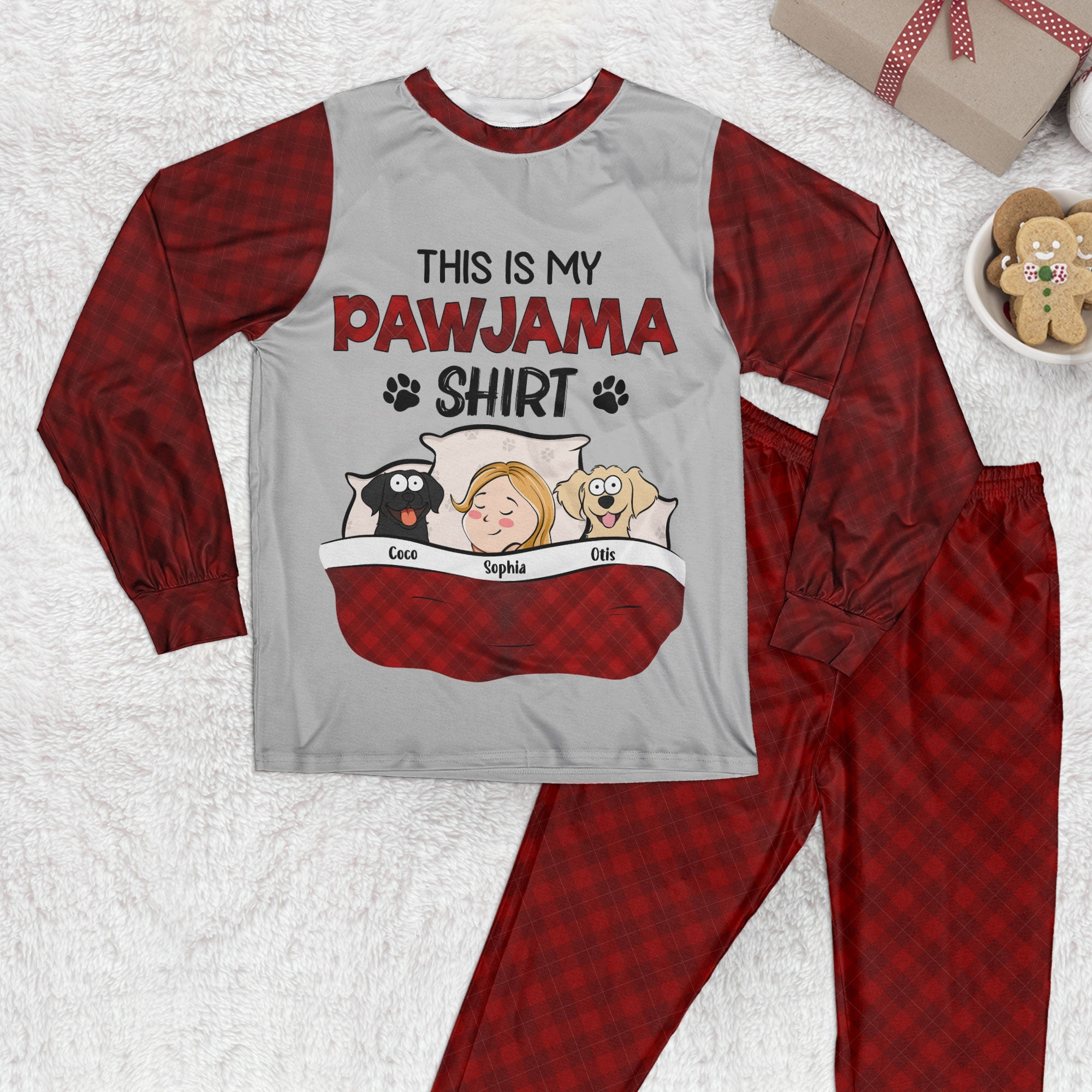 This Is My Pawjama Shirt - Personalized Pajama Set