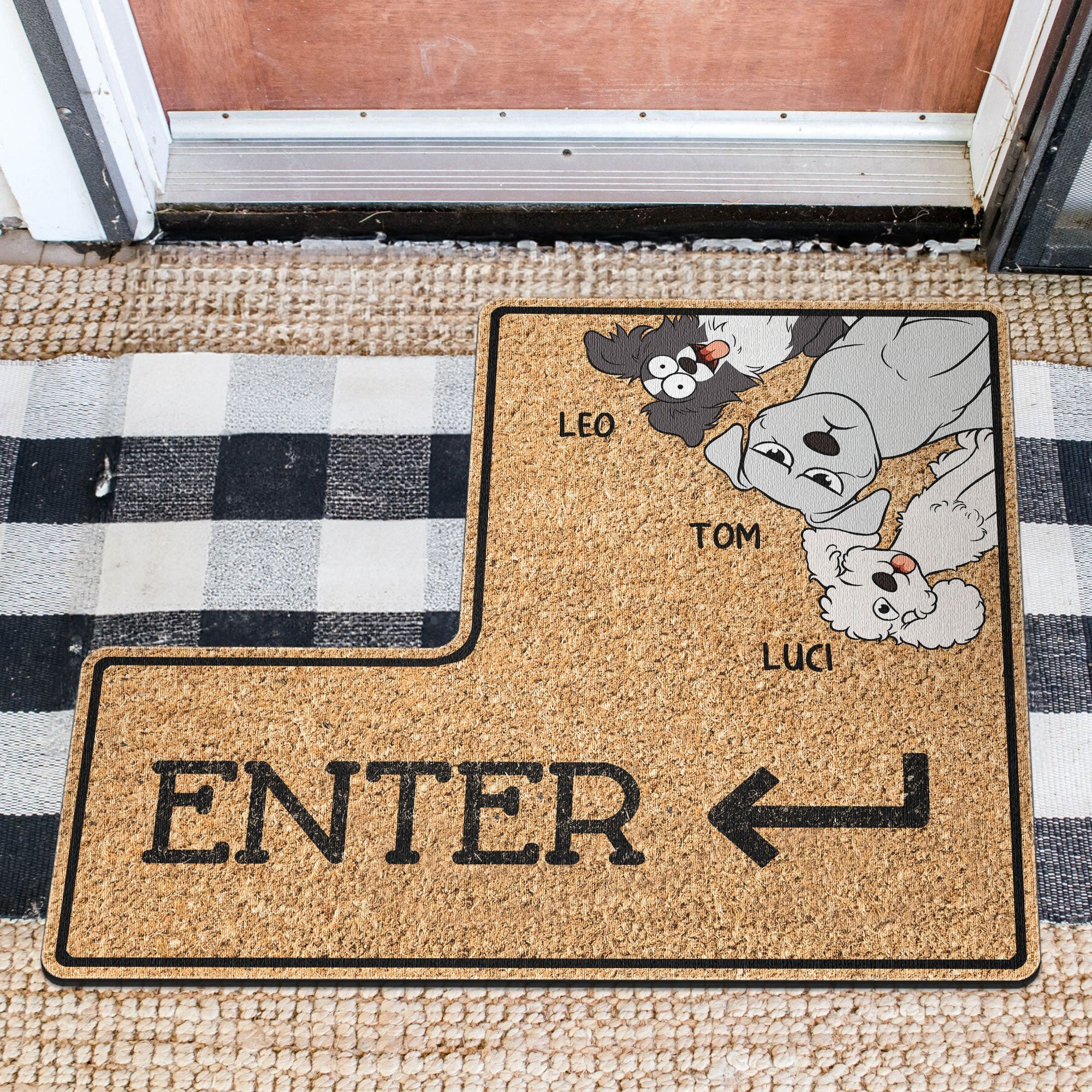 Enter - Personalized Doormat