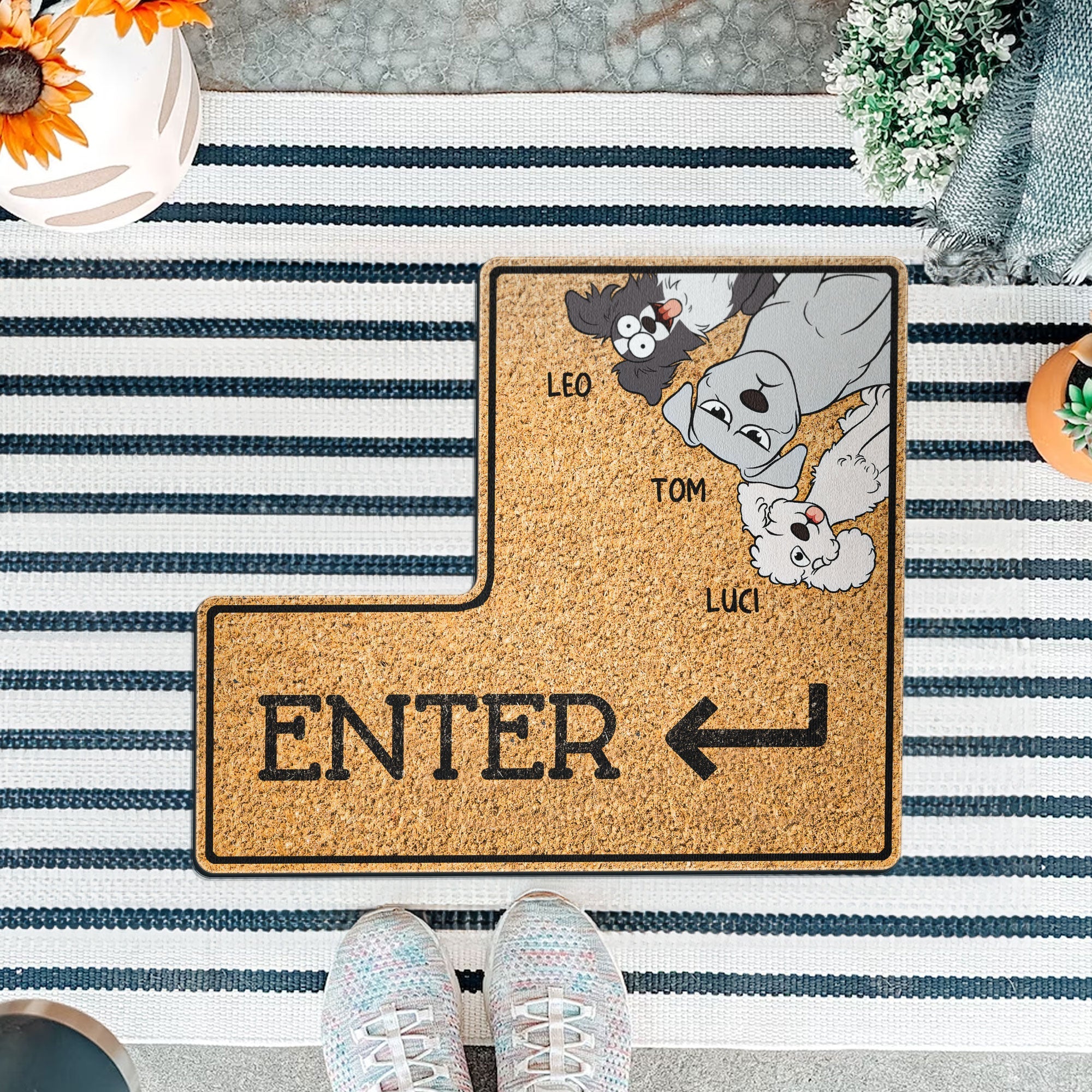 Enter - Personalized Doormat