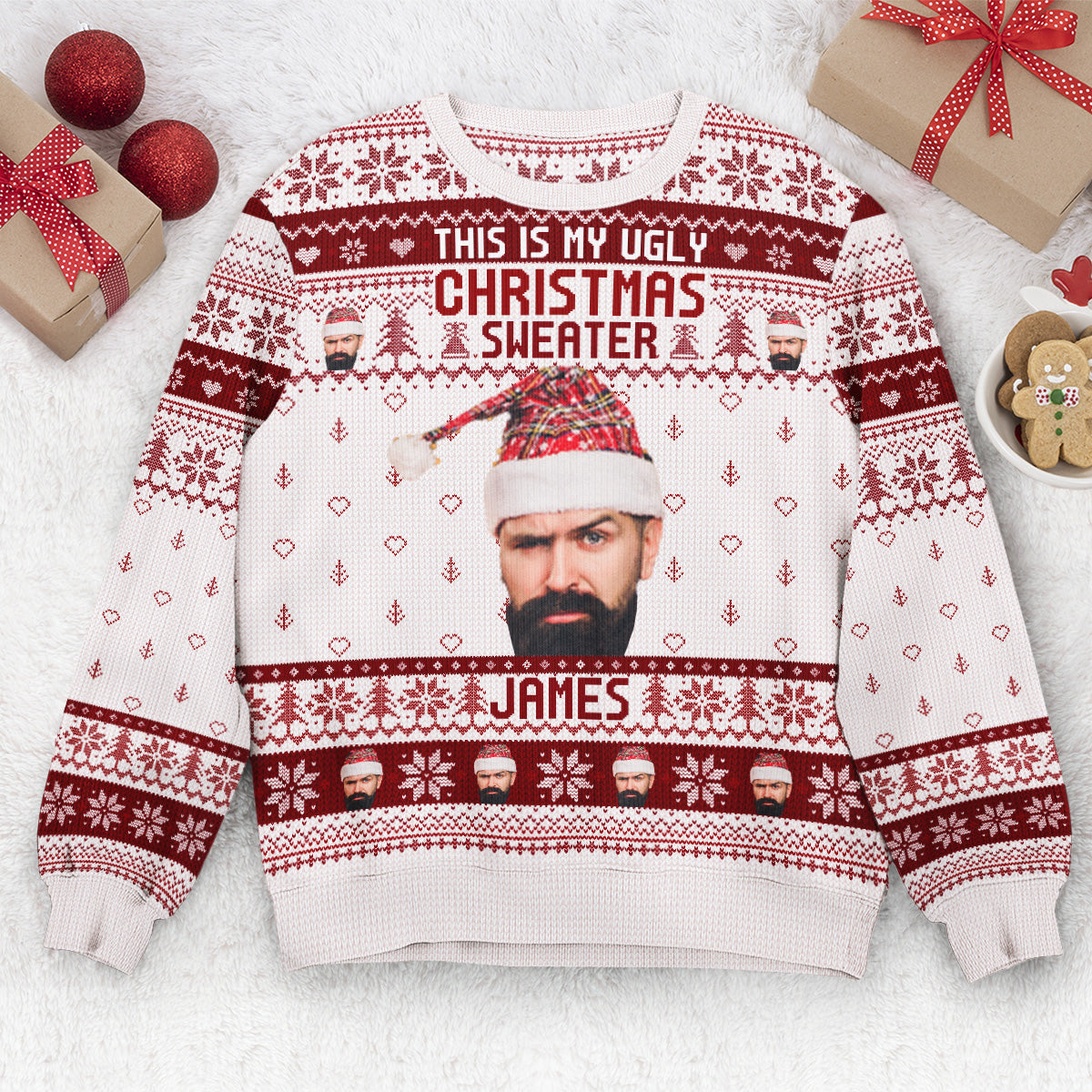 This Is My Ugly Sweater - Personalized Ugly Sweater