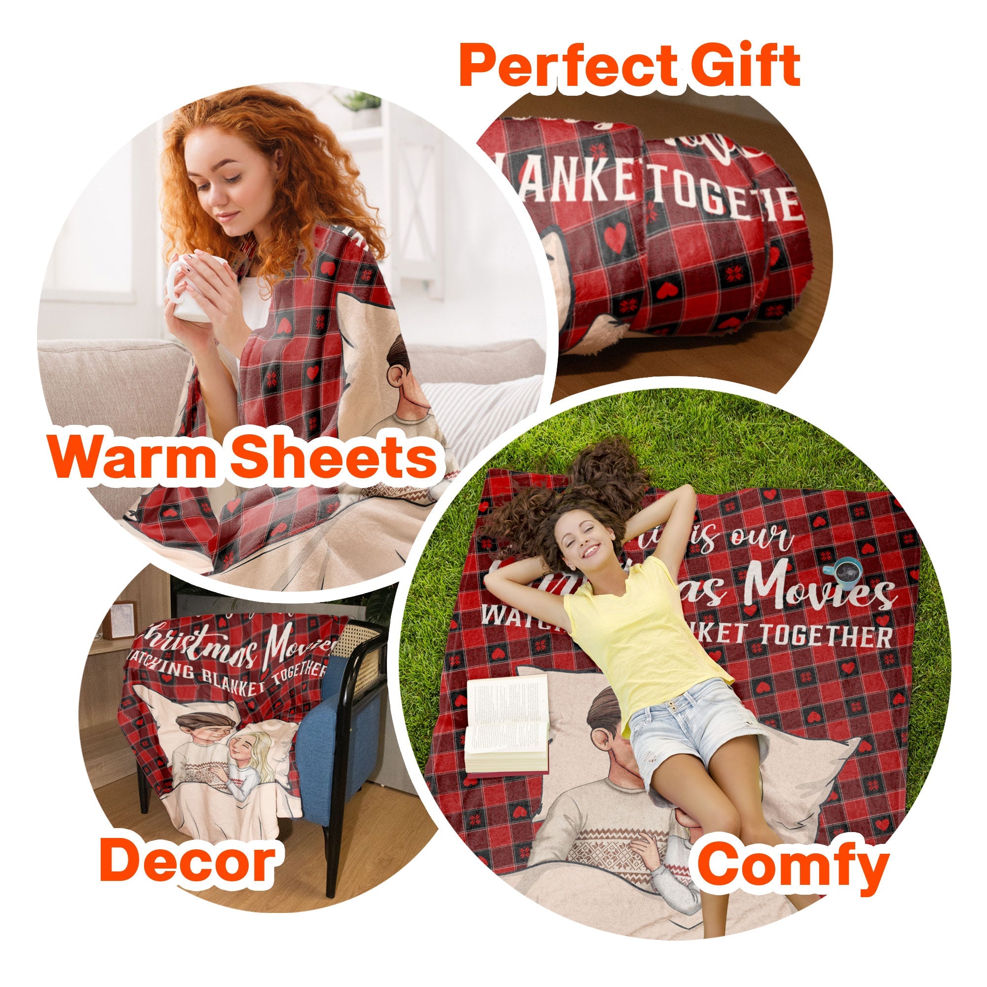 This Is Our Christmas Movies Watching Blanket Together - Personalized Blanket