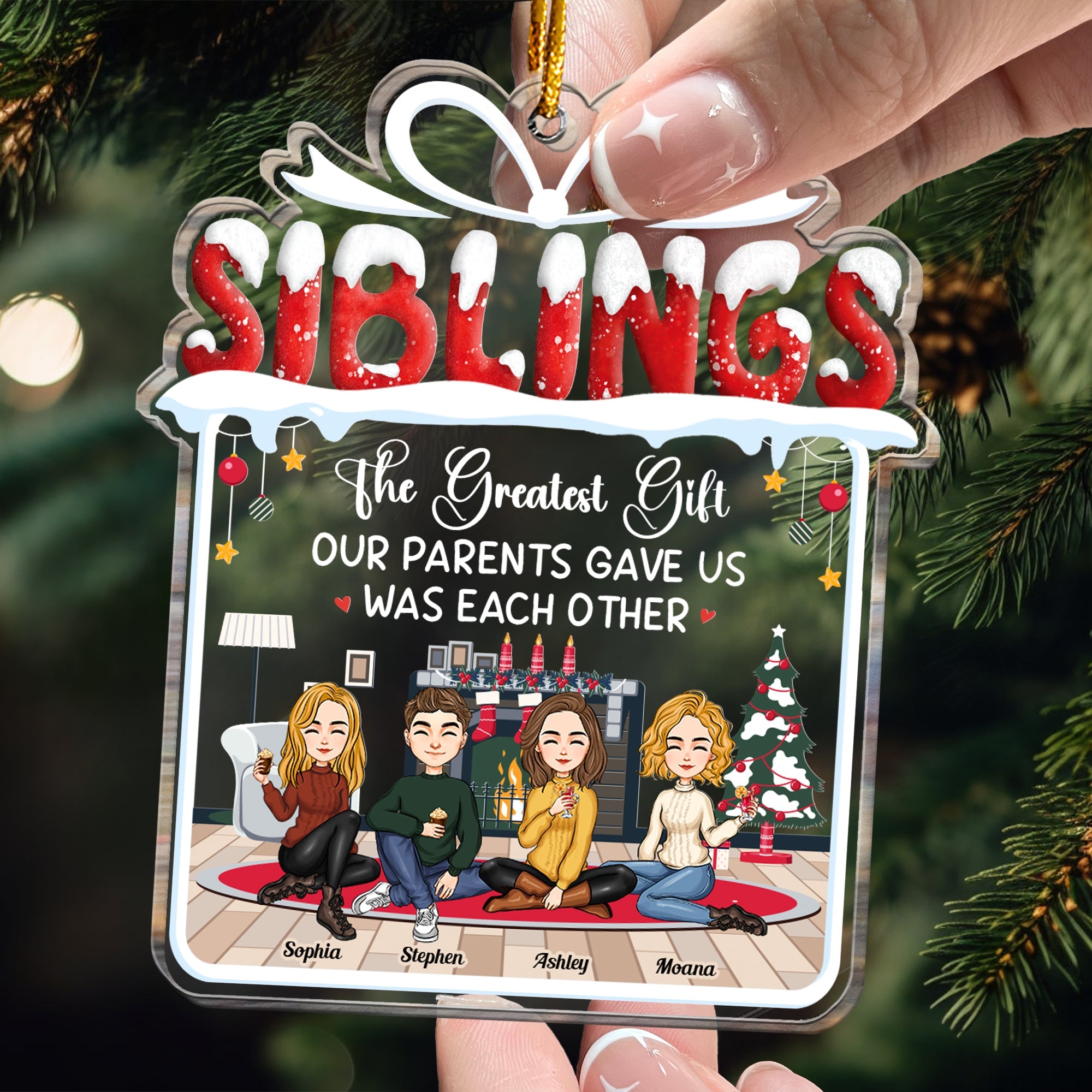 This Is Our Greatest Gift - Personalized Acrylic Ornament