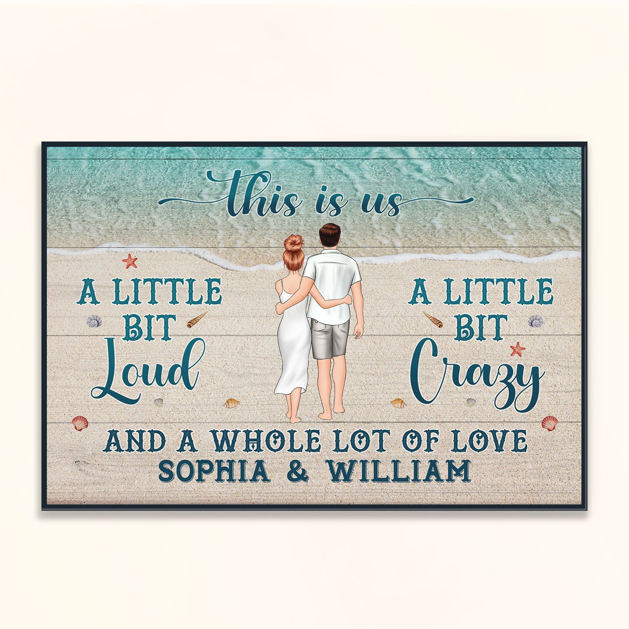 This Is Us A Whole Lot Of Love - Personalized Poster/Canvas - Birthday Anniversary Gift For Wife, Husband, Boyfriend, Girlfriend