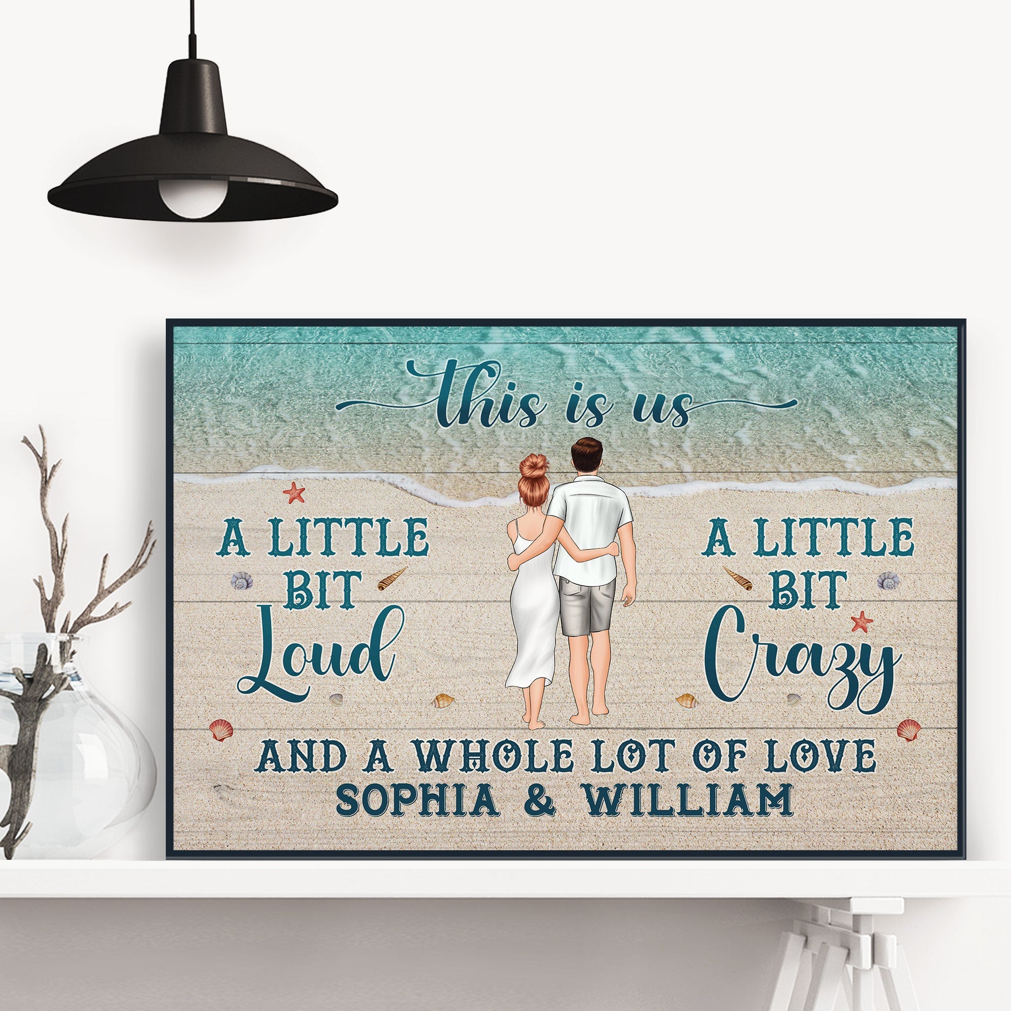 This Is Us A Whole Lot Of Love - Personalized Poster/Canvas - Birthday Anniversary Gift For Wife, Husband, Boyfriend, Girlfriend