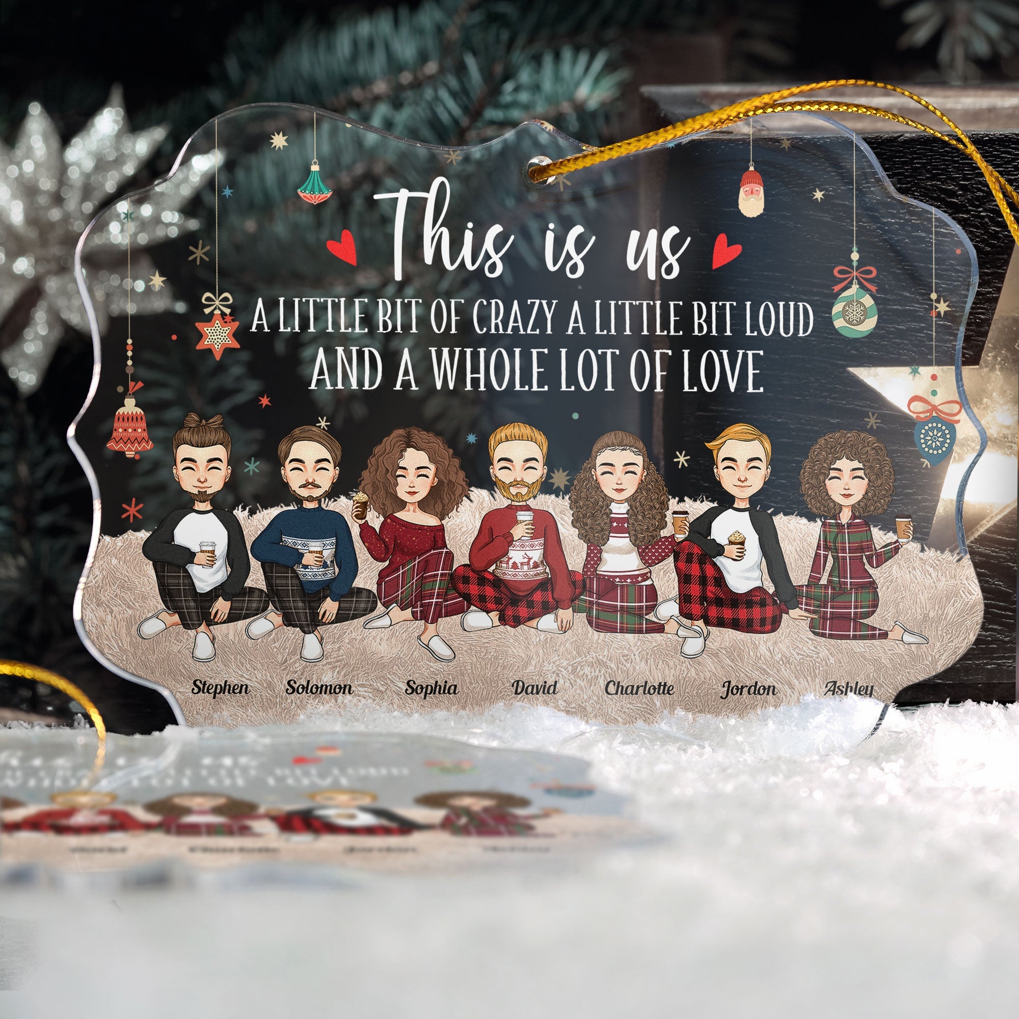 This Is Us - Personalized Family Ornament