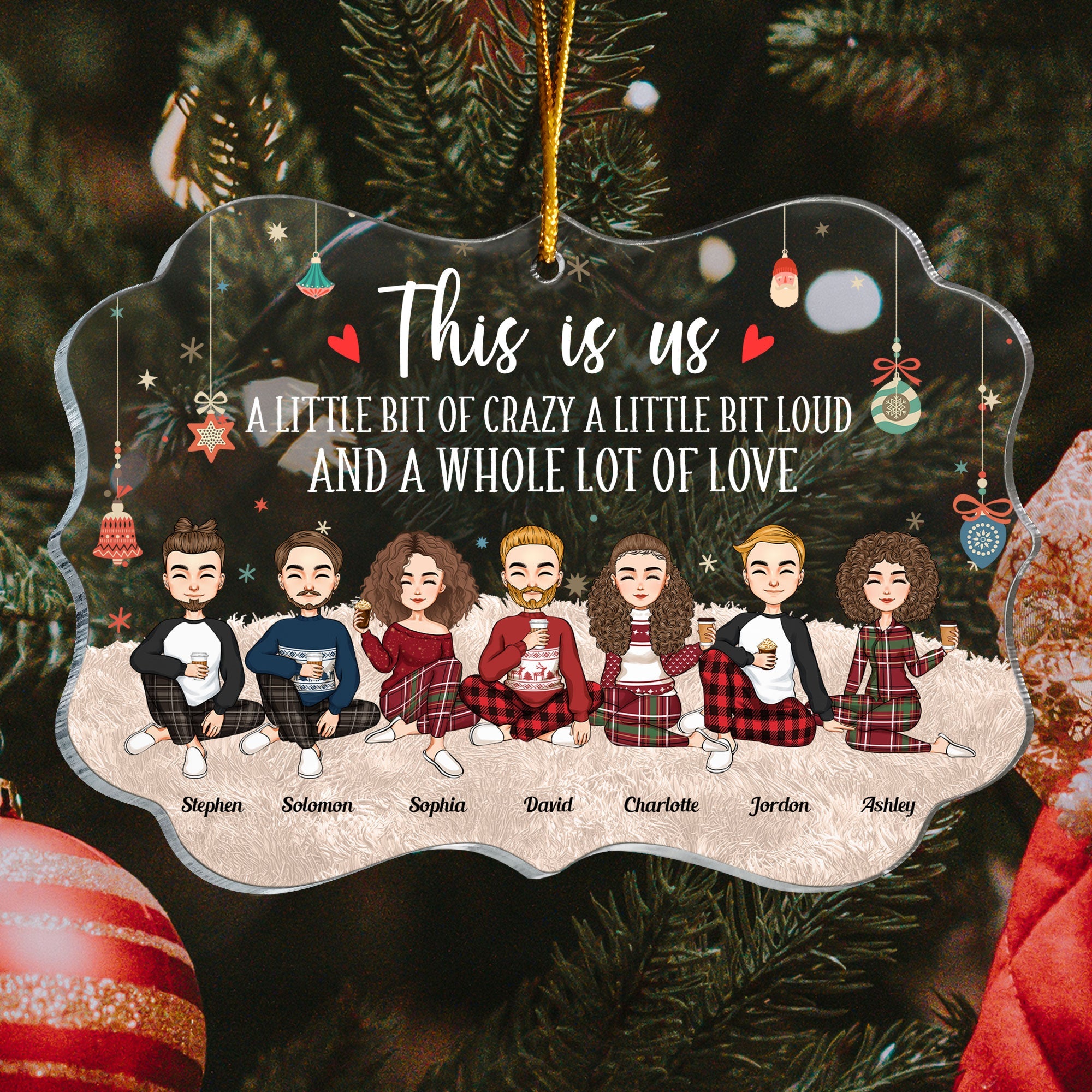 This Is Us - Personalized Family Ornament