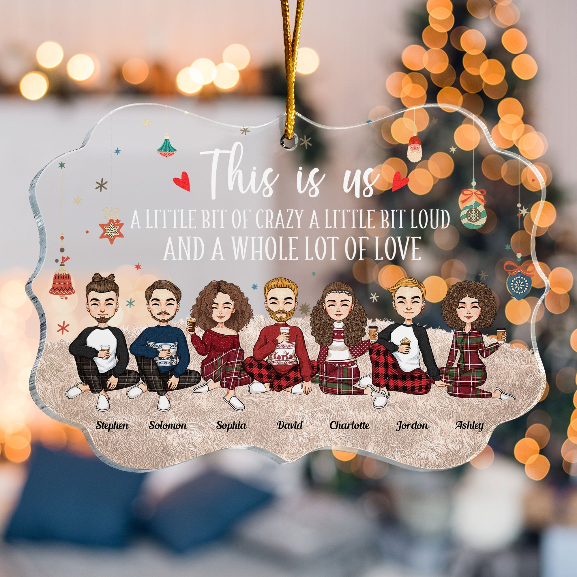 This Is Us - Personalized Family Ornament