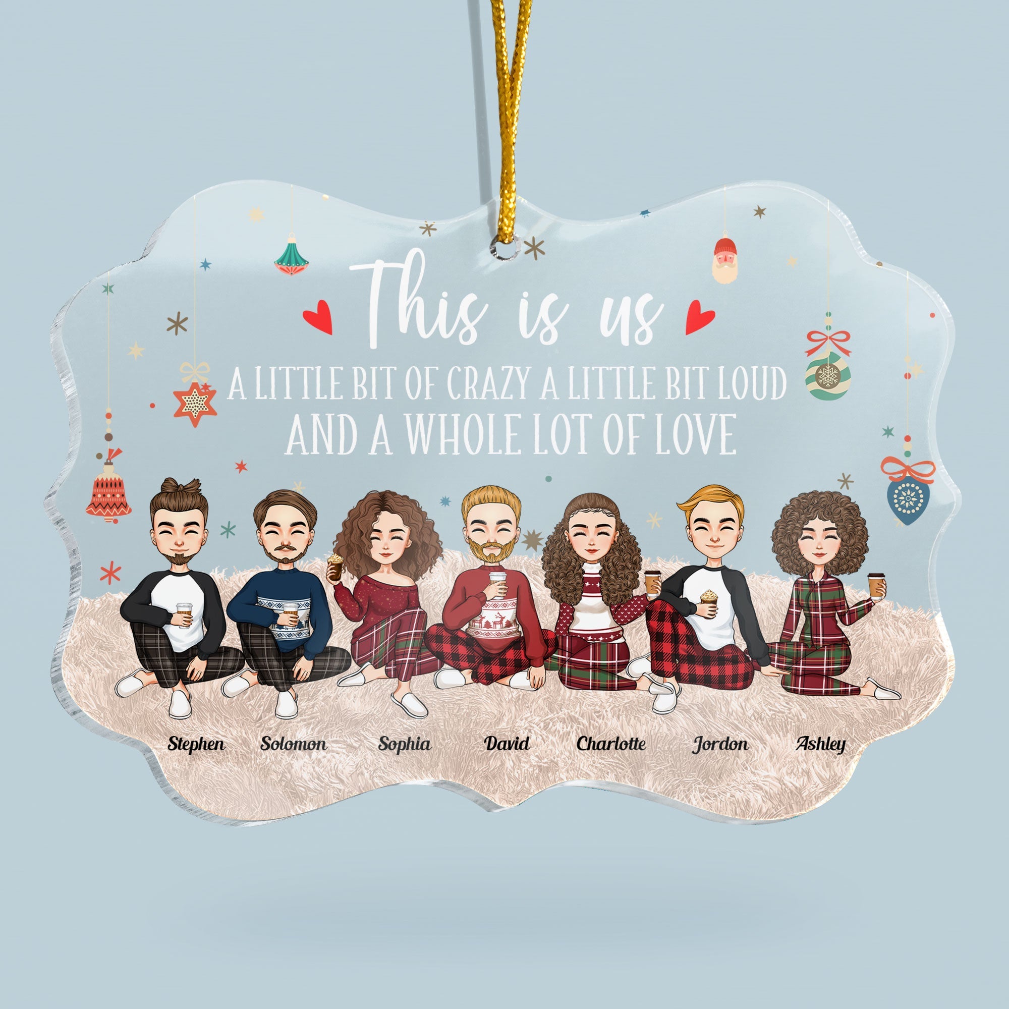 This Is Us - Personalized Family Ornament