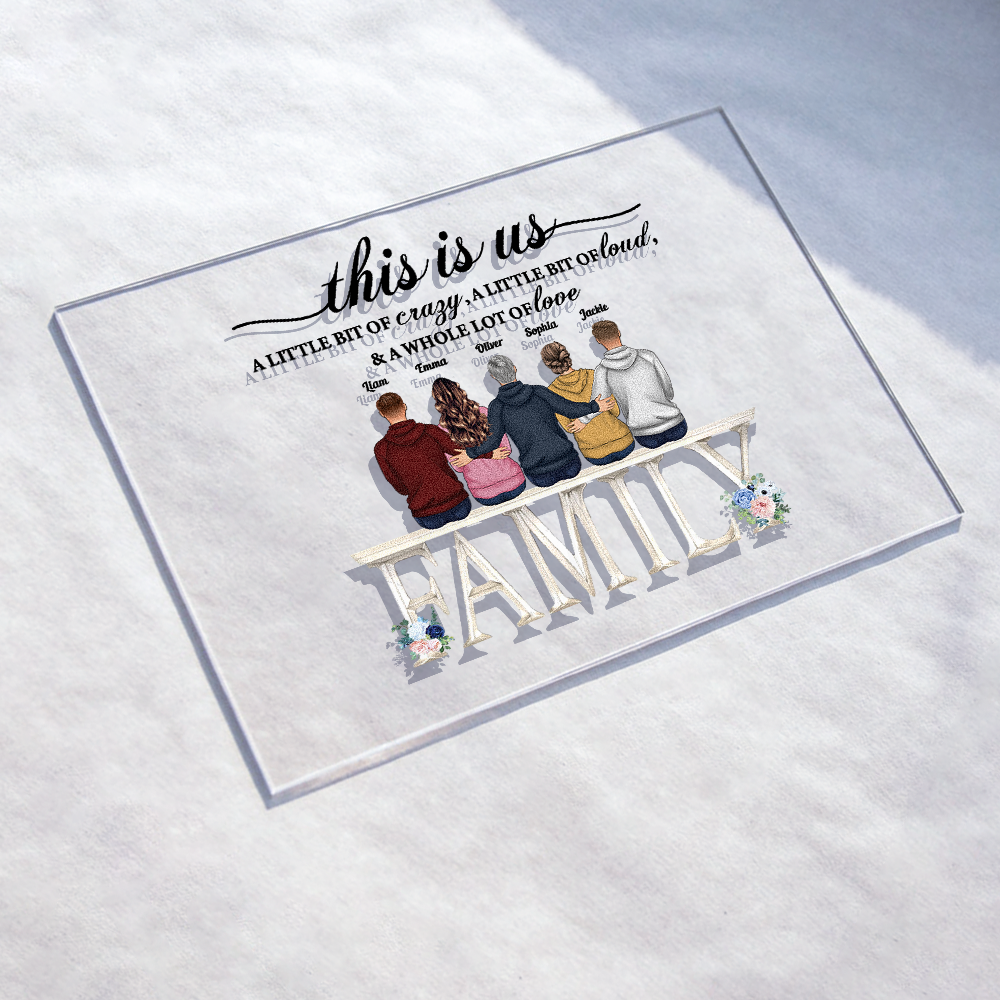 This Is Us - Personalized Acrylic Plaque