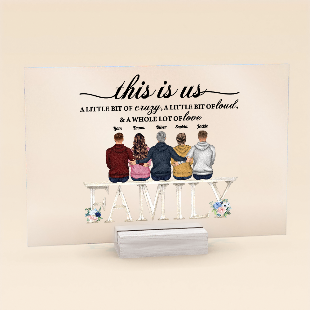 This Is Us - Personalized Acrylic Plaque