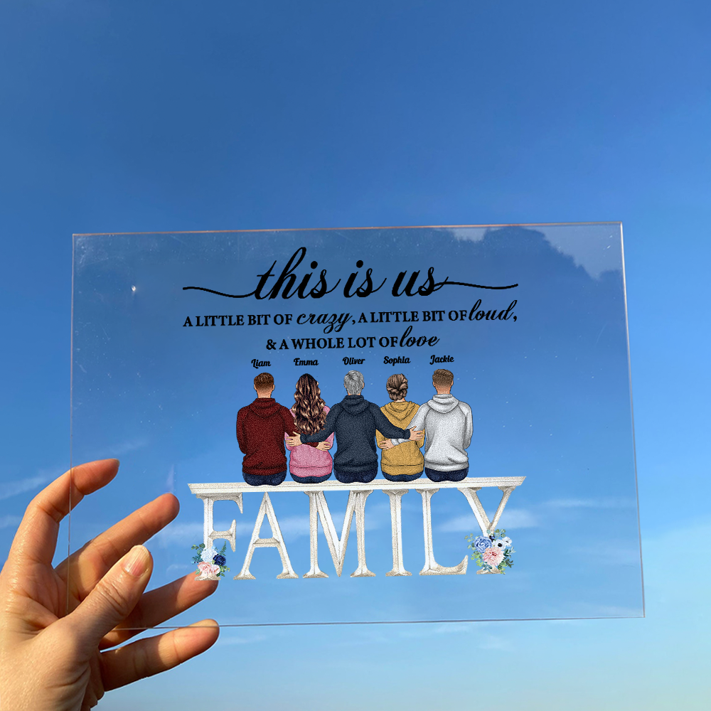 This Is Us - Personalized Acrylic Plaque