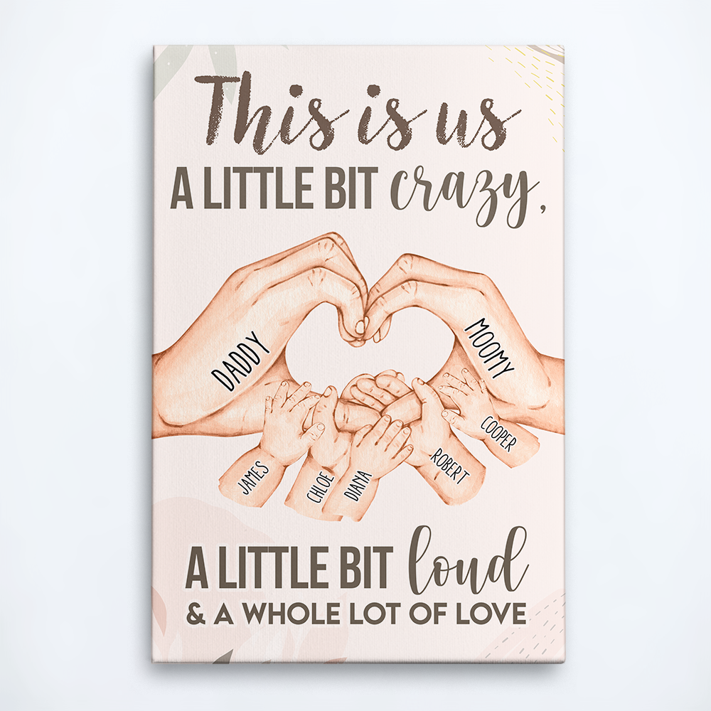 This Is Us - Personalized Wrapped Canvas