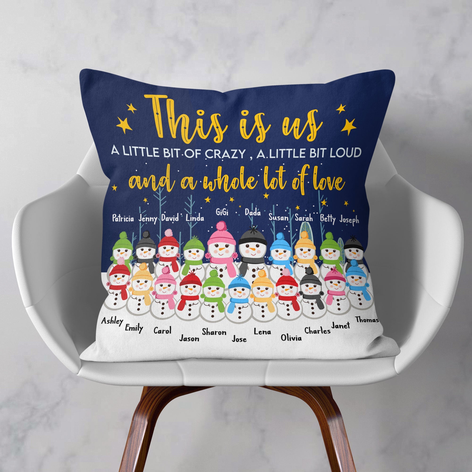 This Is Us - Personalized Pillow (Insert Included) - Birthday, Christmas, New Year Gift For Family Members